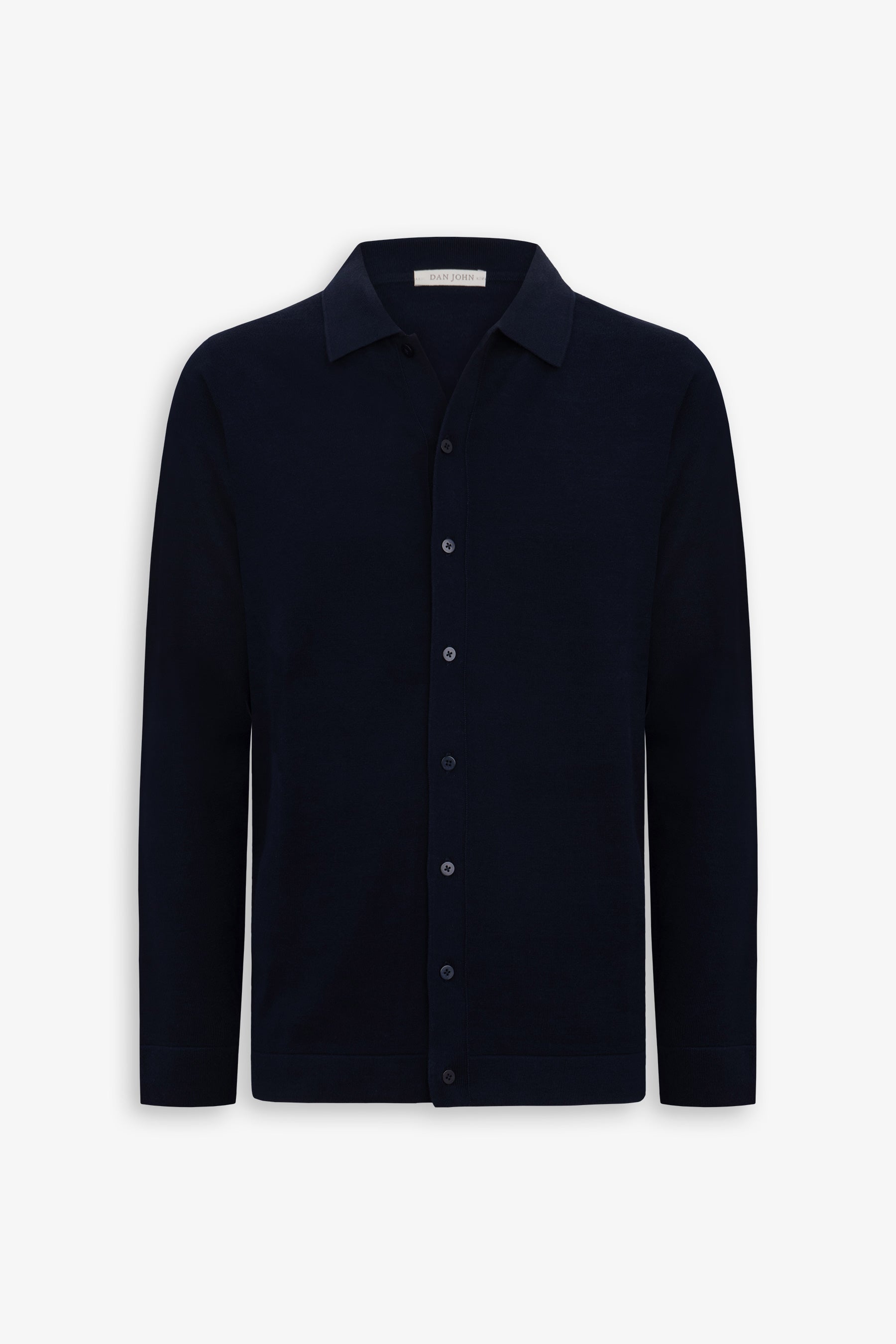 Camicia in maglia navy-Dan John
