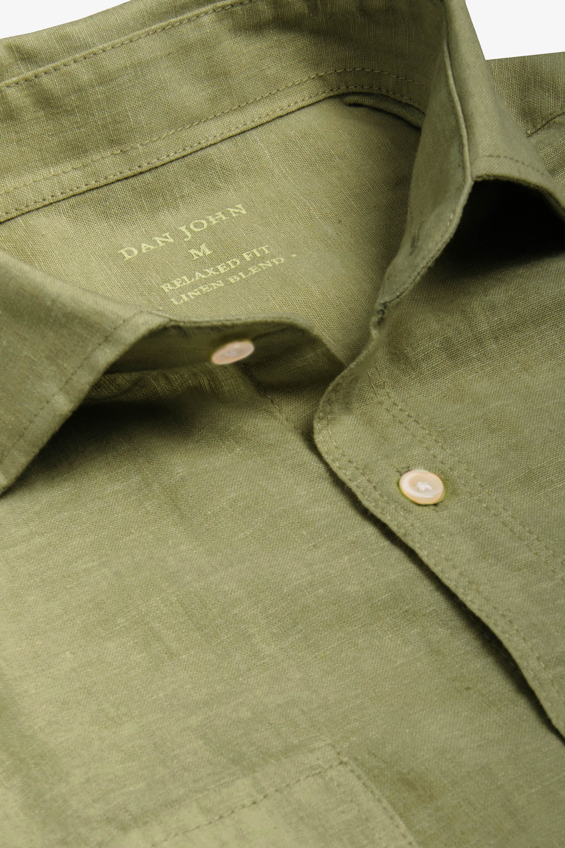 Camicia misto lino con tasche sul petto militare-Dan John