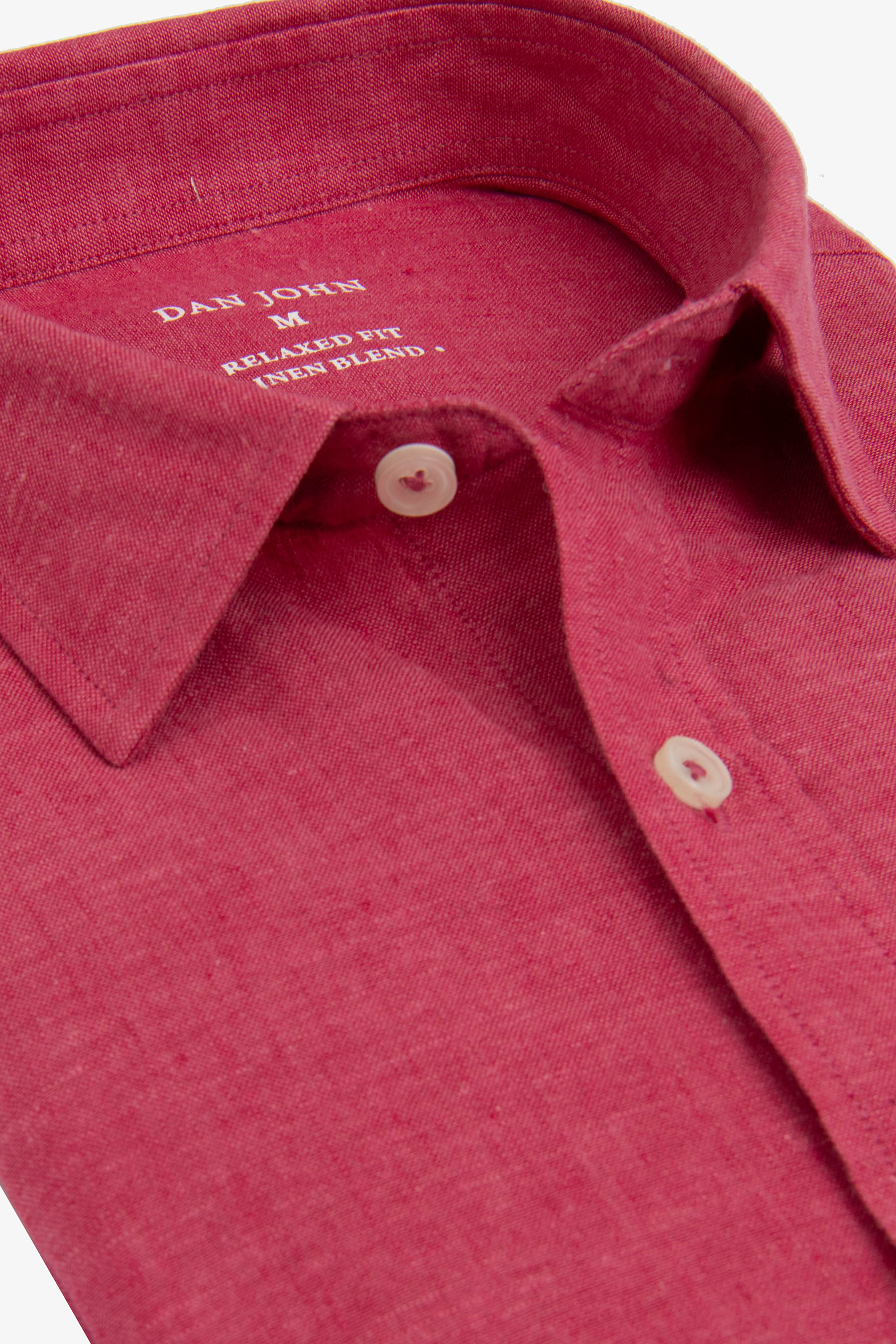 Camicia misto lino corallo-Dan John