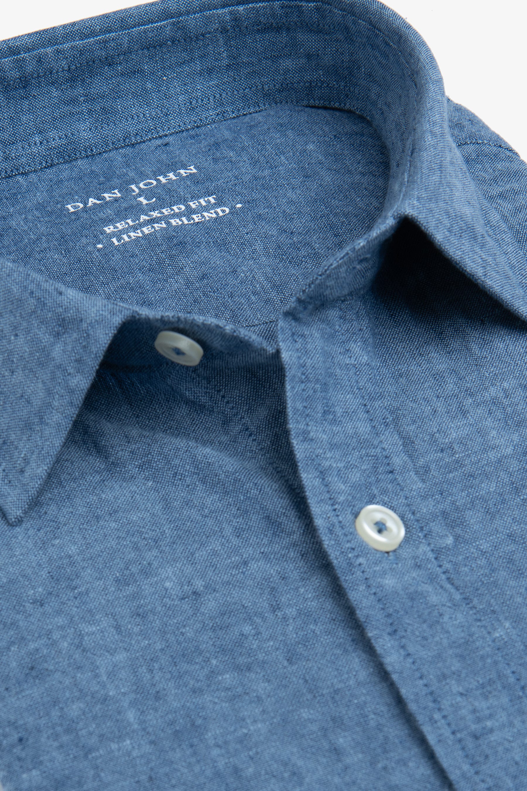 Camicia misto lino denim-Dan John