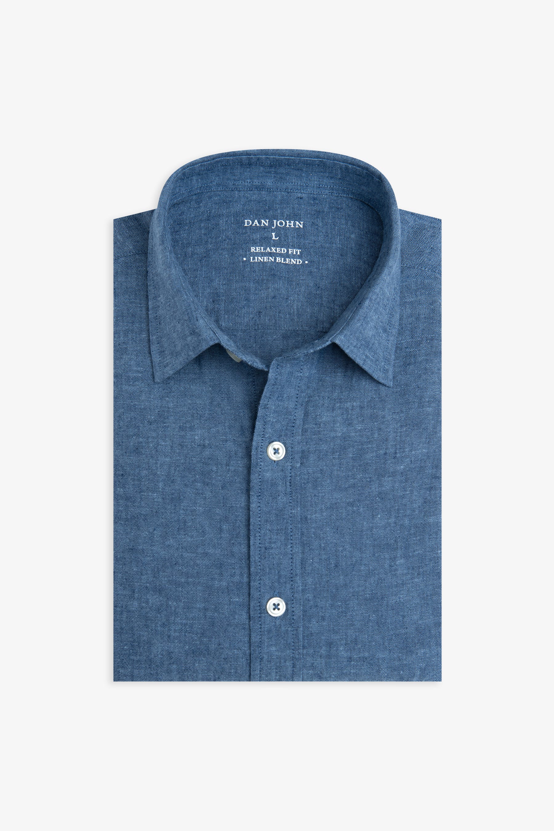 Camicia misto lino denim-Dan John