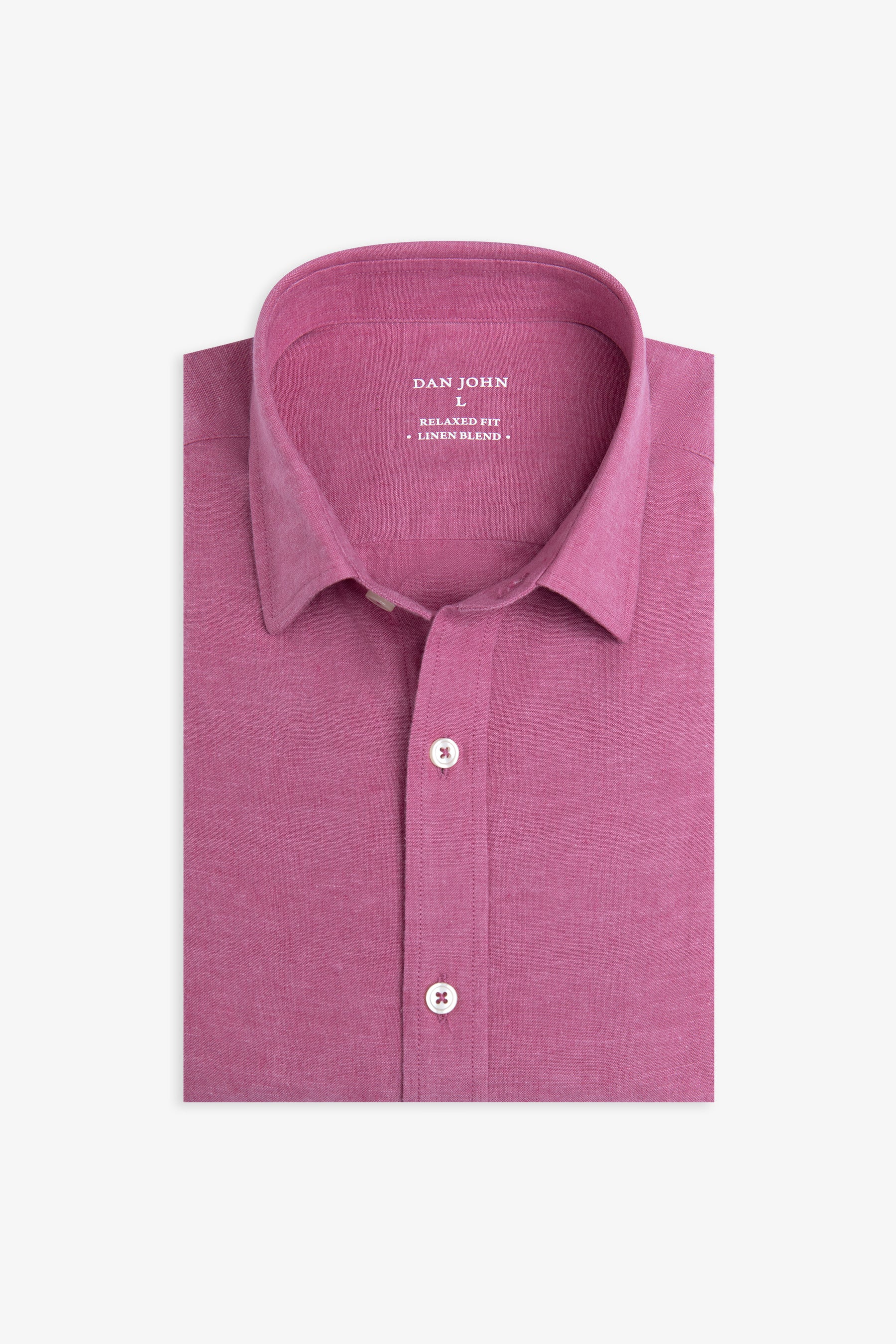 Camicia misto lino fragola-Dan John