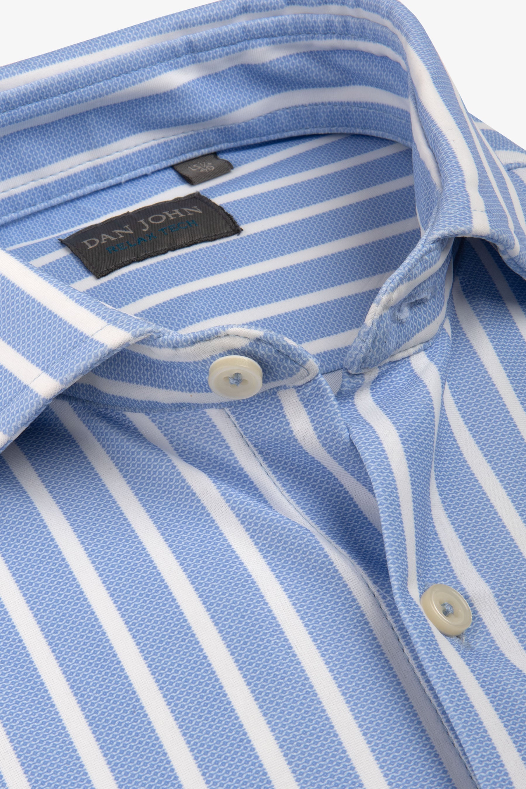 Camicia relax tech a righe slim-Dan John