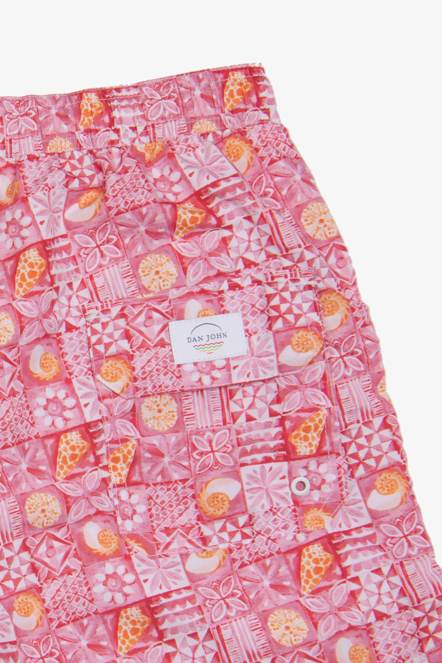 Costume da bagno fantasia fiore rosa-Dan John