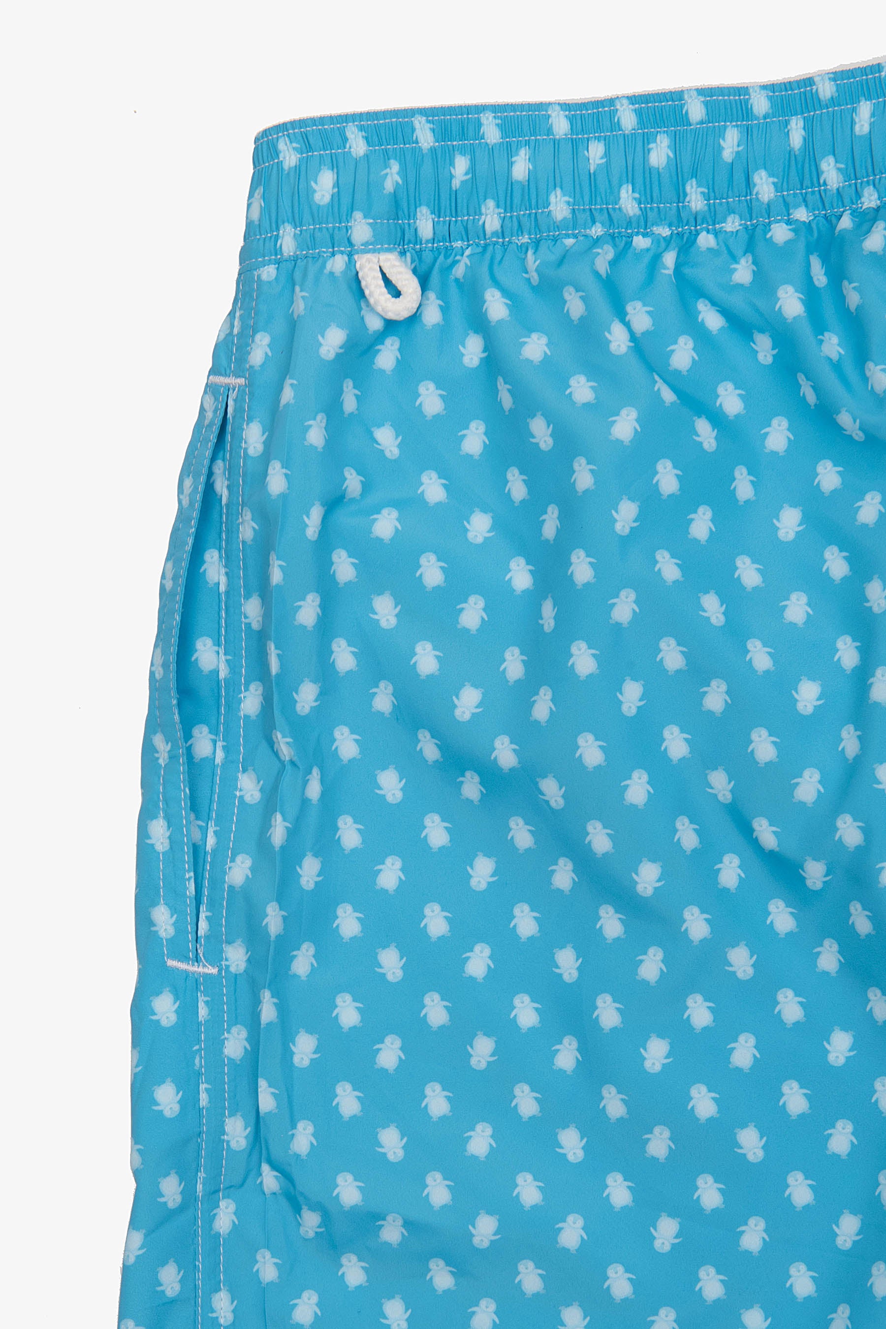 Costume da bagno stampa pinguini turchese-Dan John