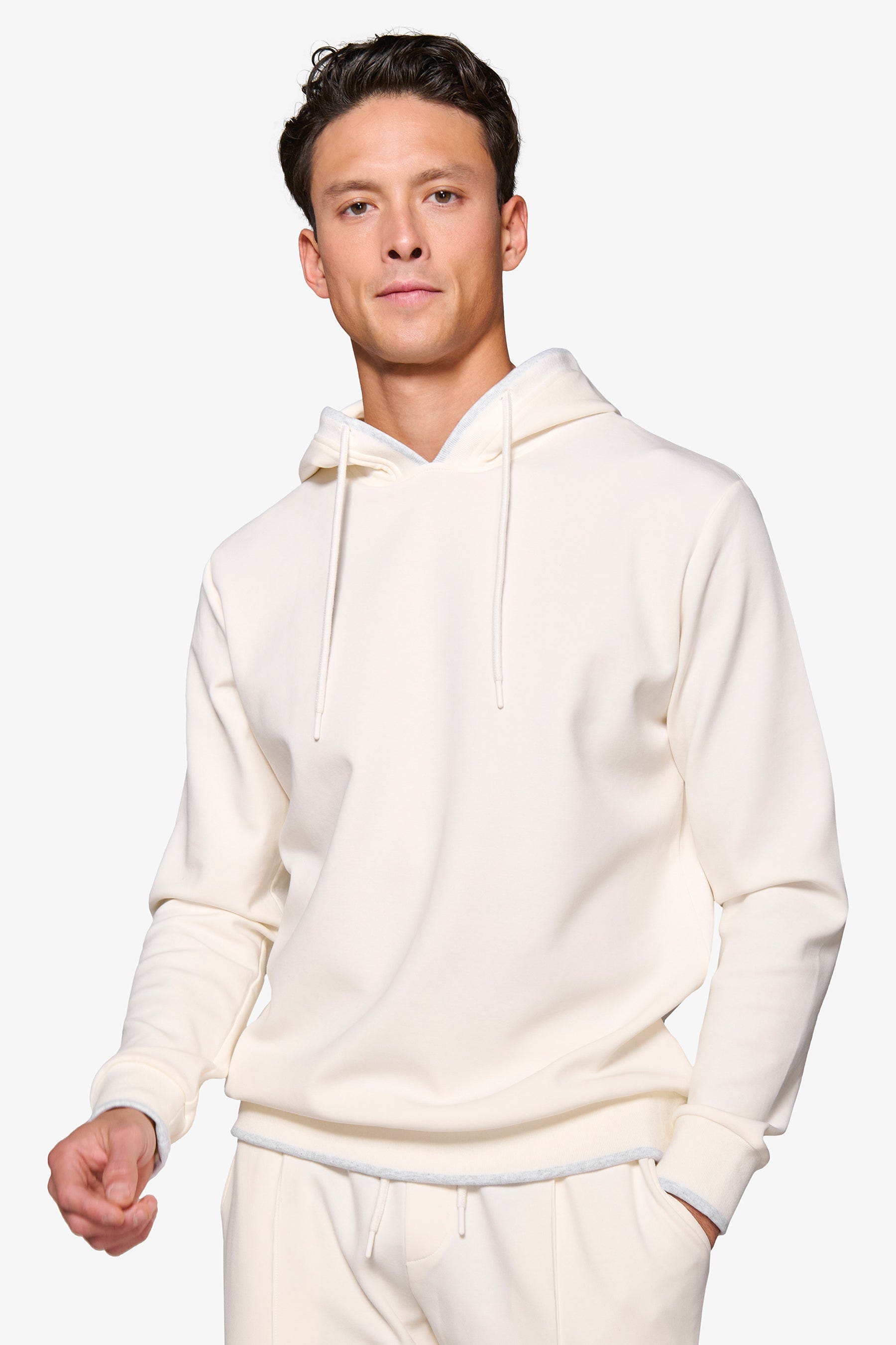 Felpa DNJ crema-Dan John
