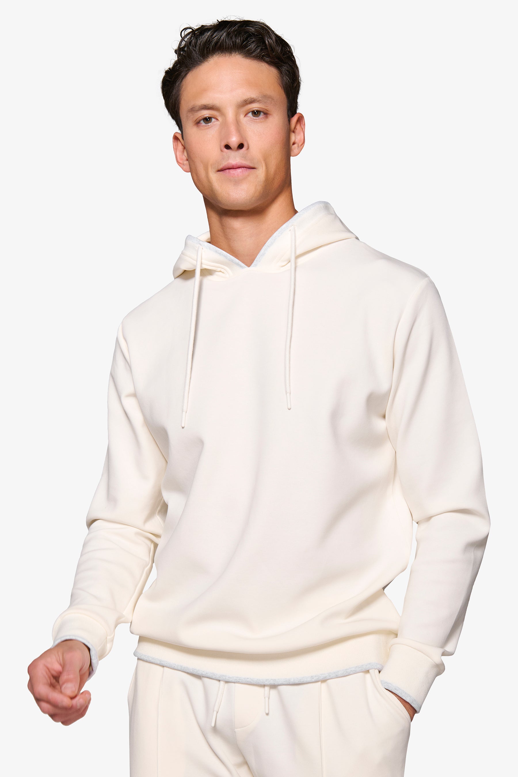 Felpa DNJ crema-Dan John