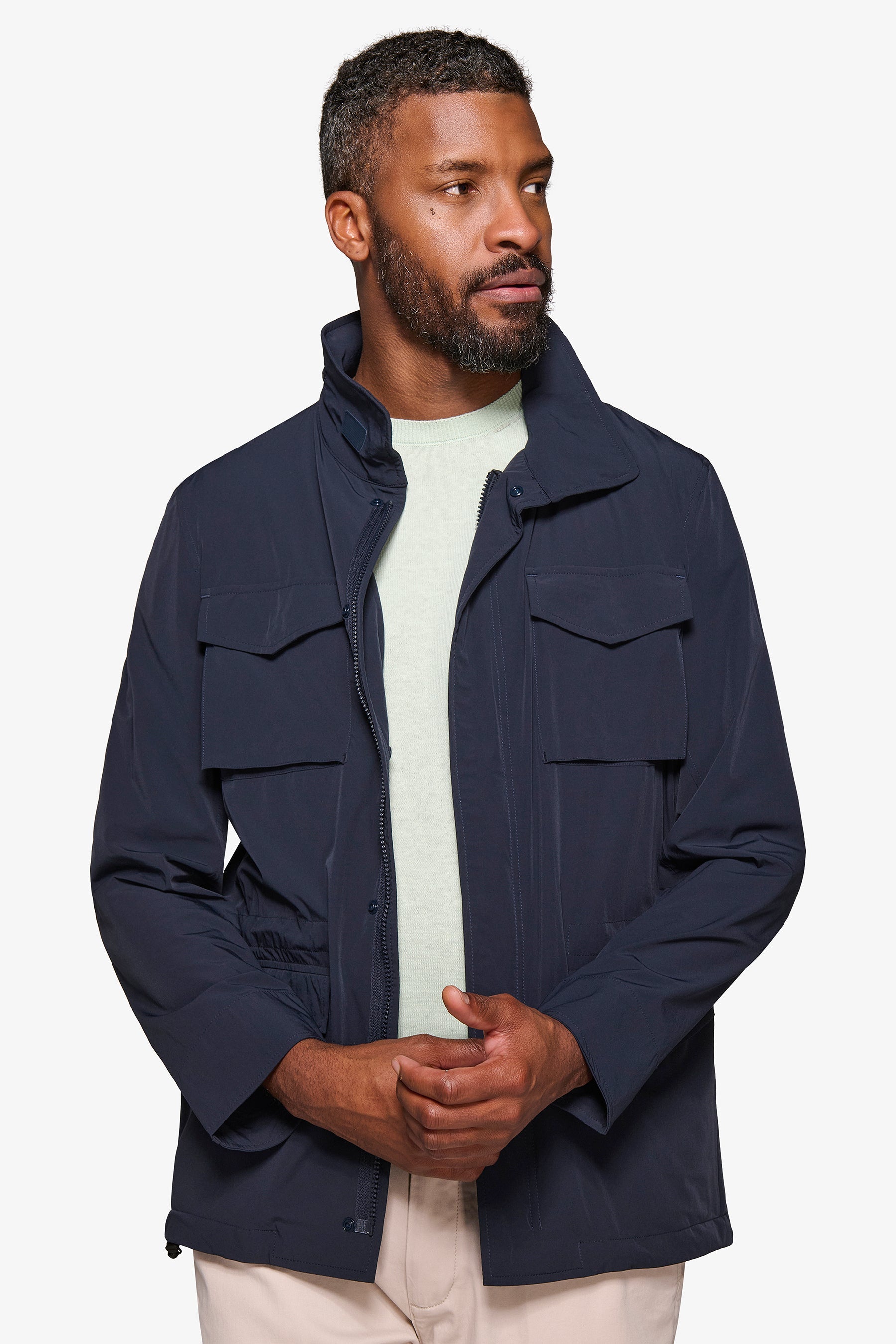 Field jacket relax tech blu-Dan John