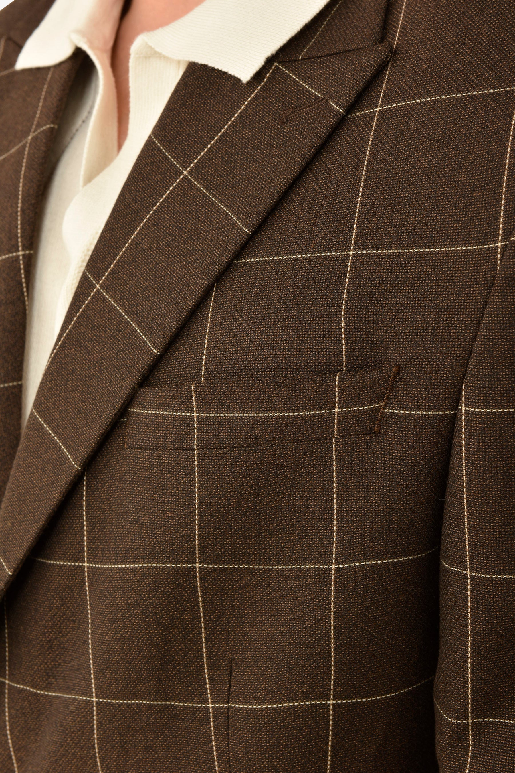 Giacca armaturata a quadri terra-Dan John