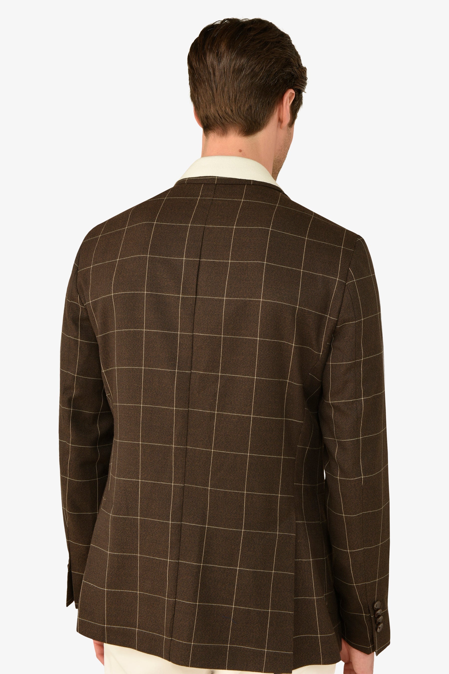 Giacca armaturata a quadri terra-Dan John