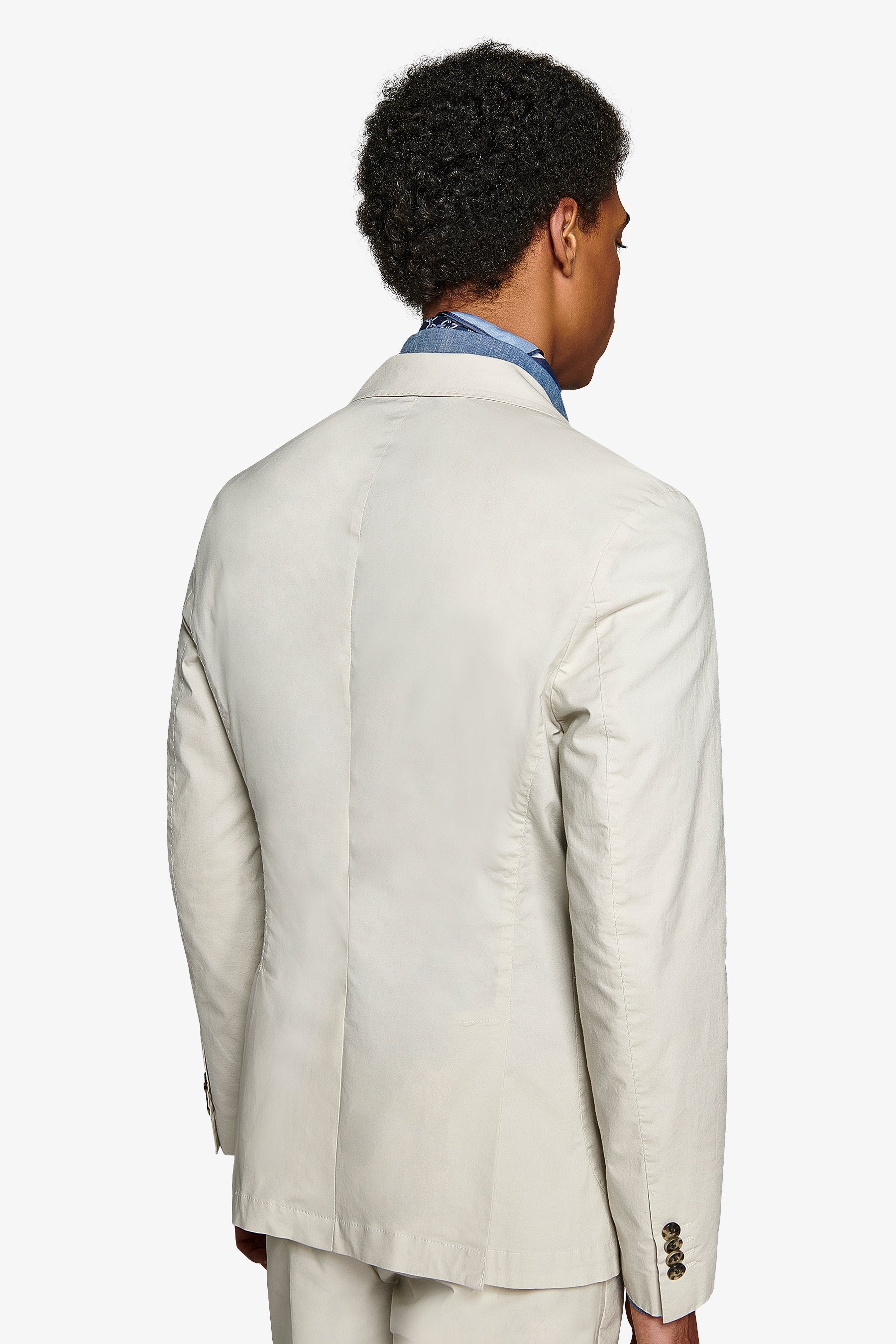 Giacca da abito tela paracadute pomice slim-Dan John