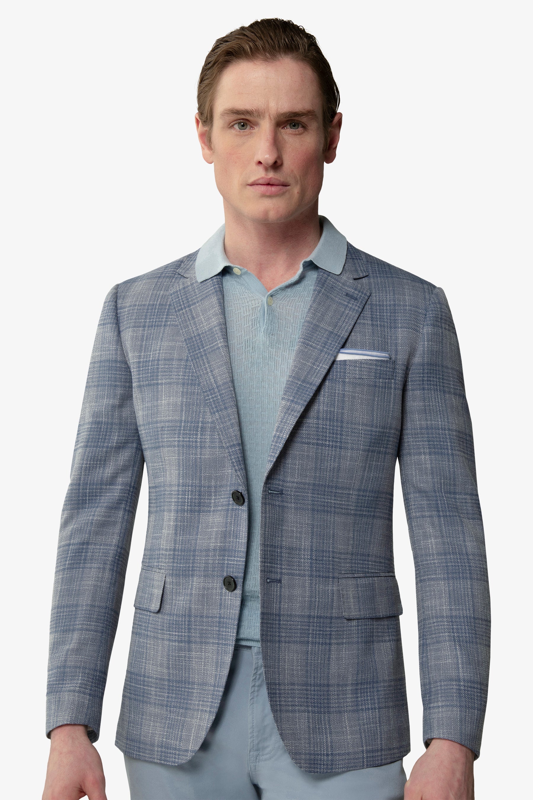 Giacca fantasia principe di Galles melange-Dan John