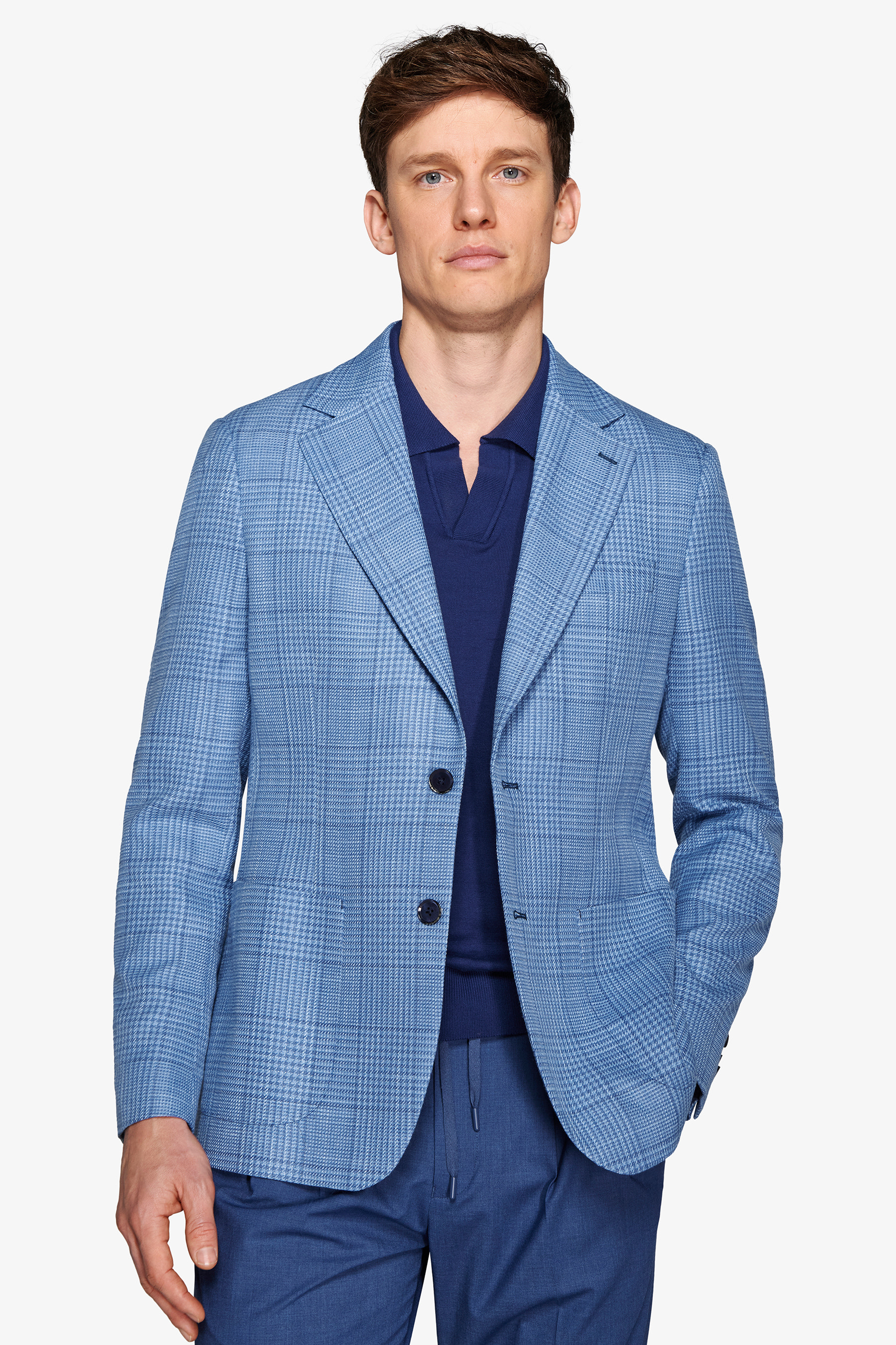 Giacca overcheck royal-Dan John