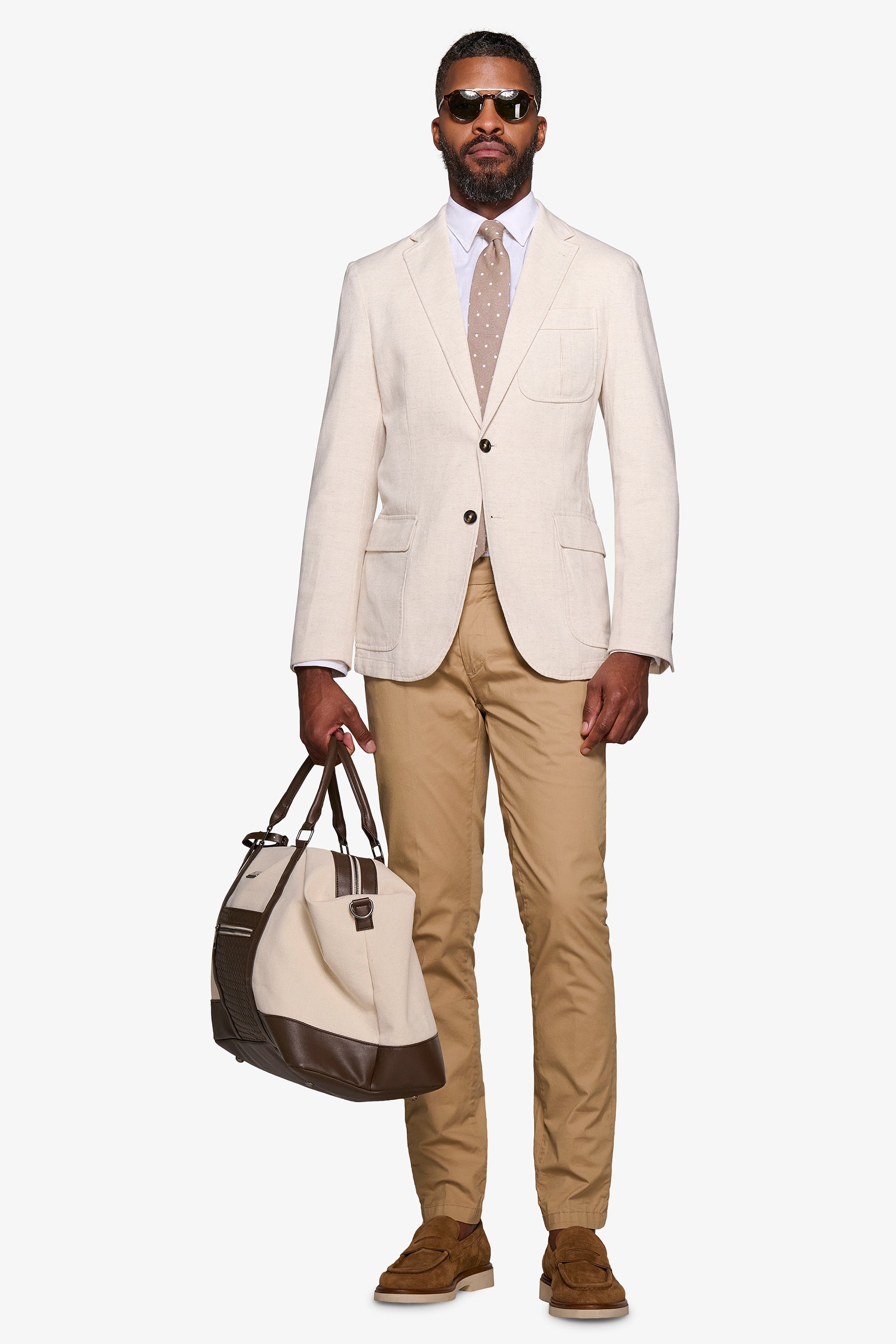 Giacca spigata sabbia-Dan John