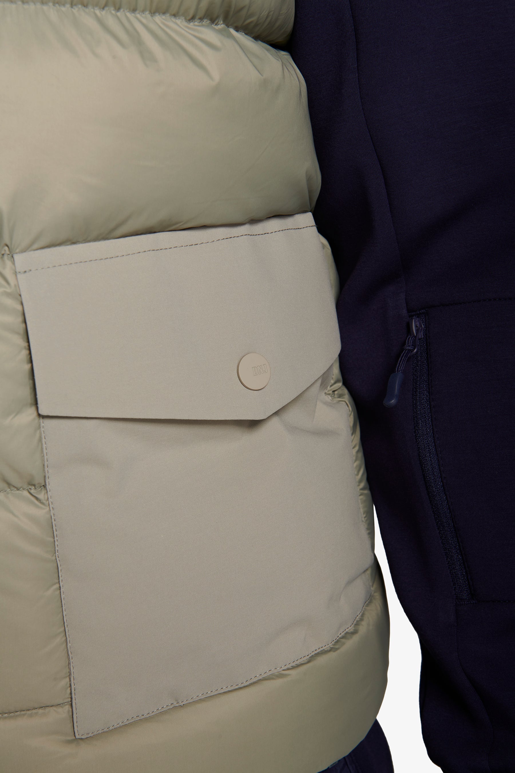 Gilet trapuntato DNJ grigio-Dan John