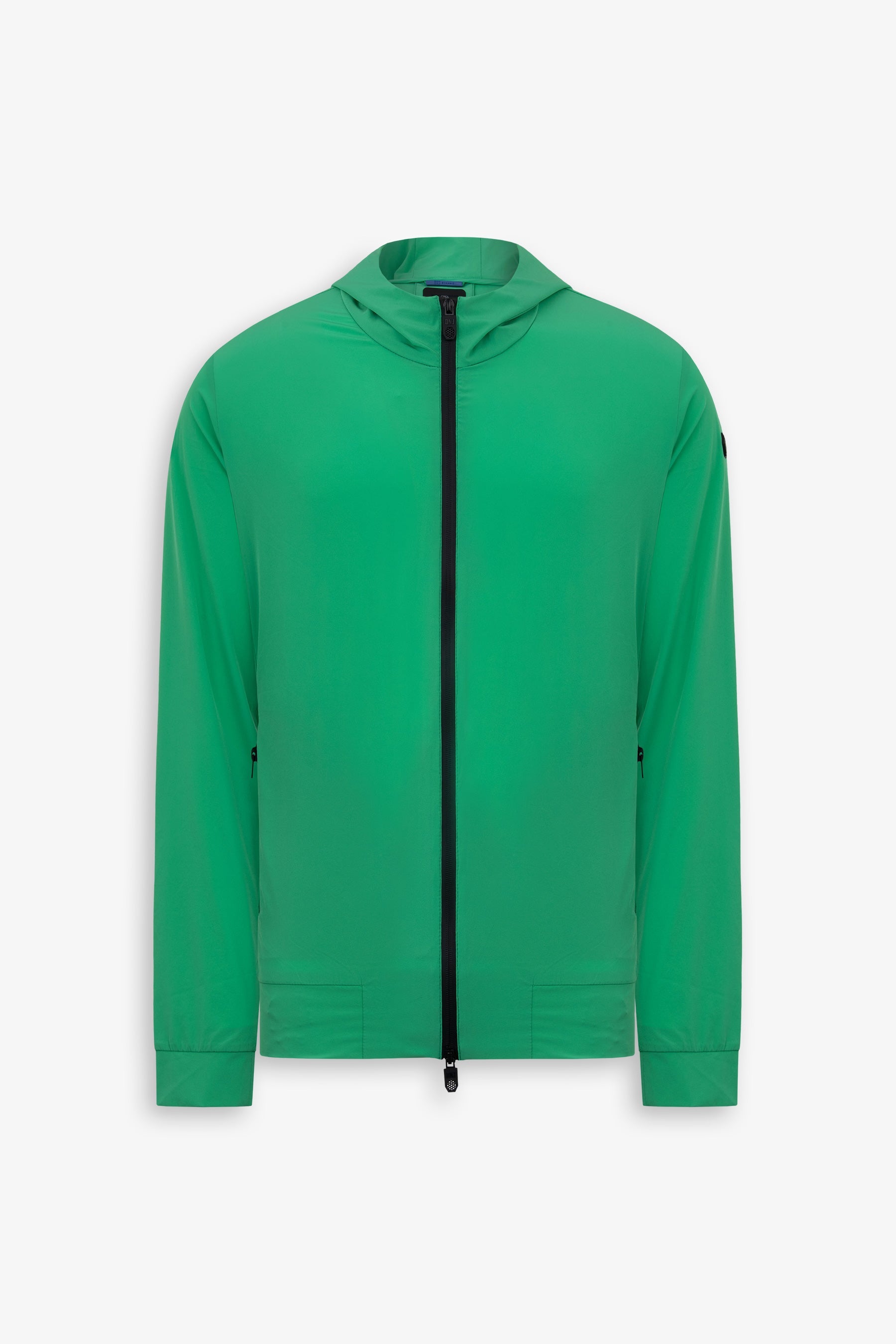 Giubbino modello felpa full zip DNJ verde-Dan John