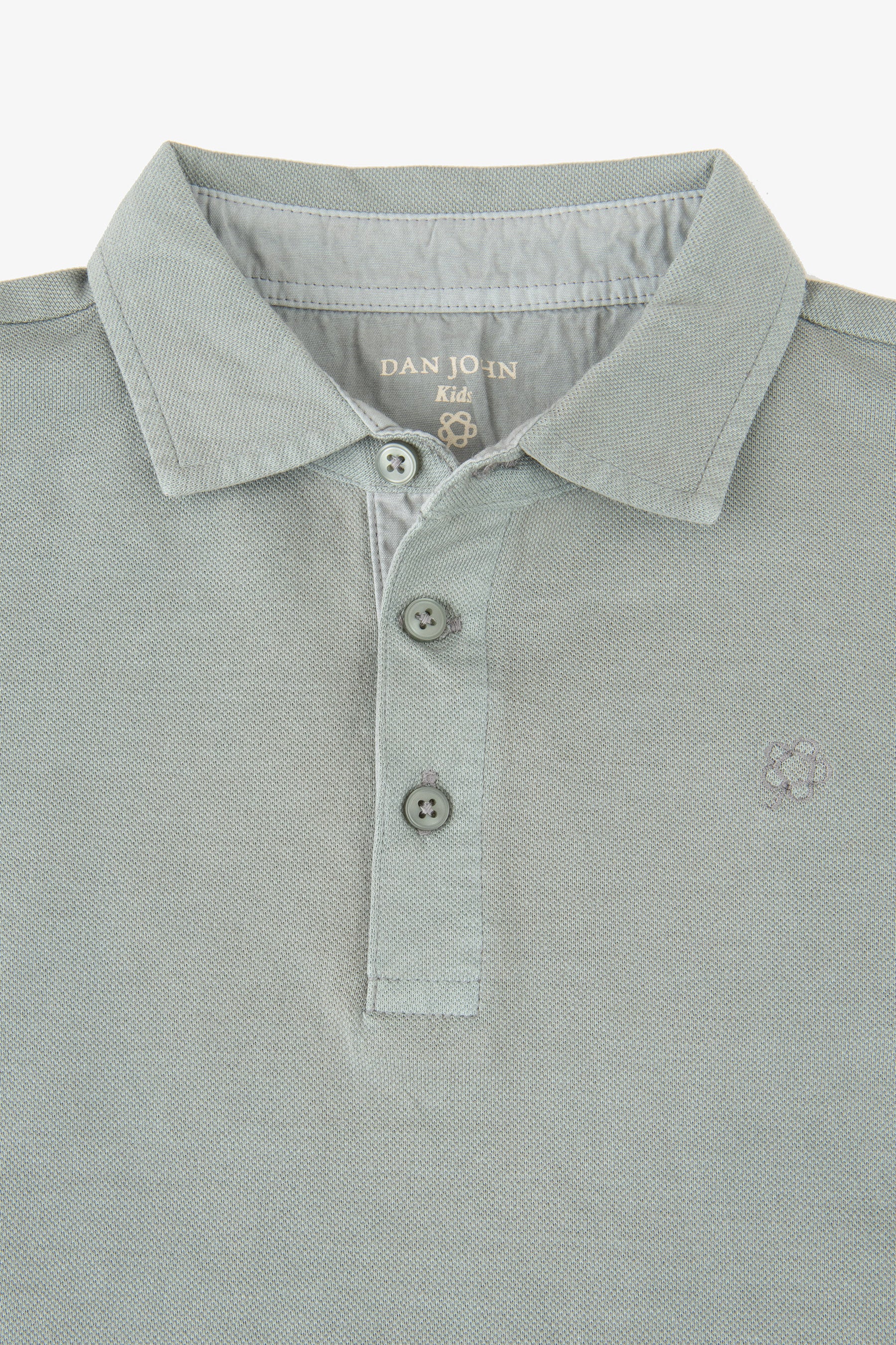 KIDS Sage piqué polo shirt