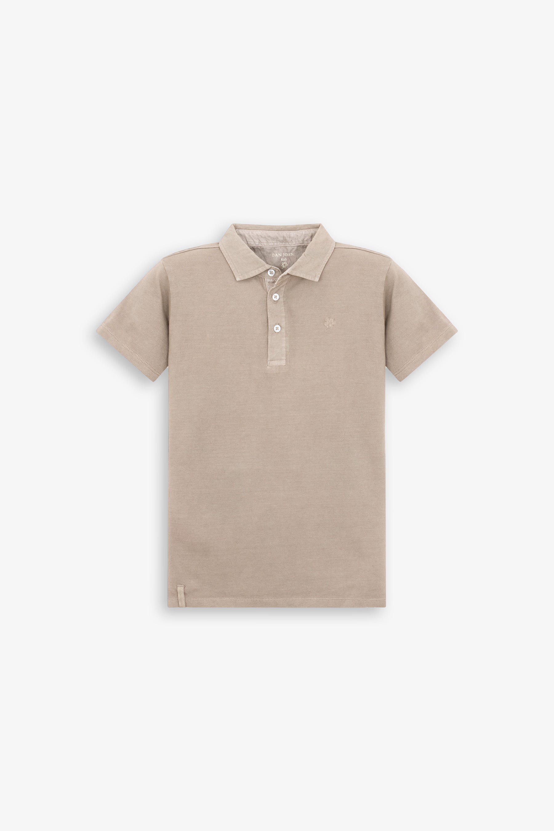 Polo piquet tortora Kids
