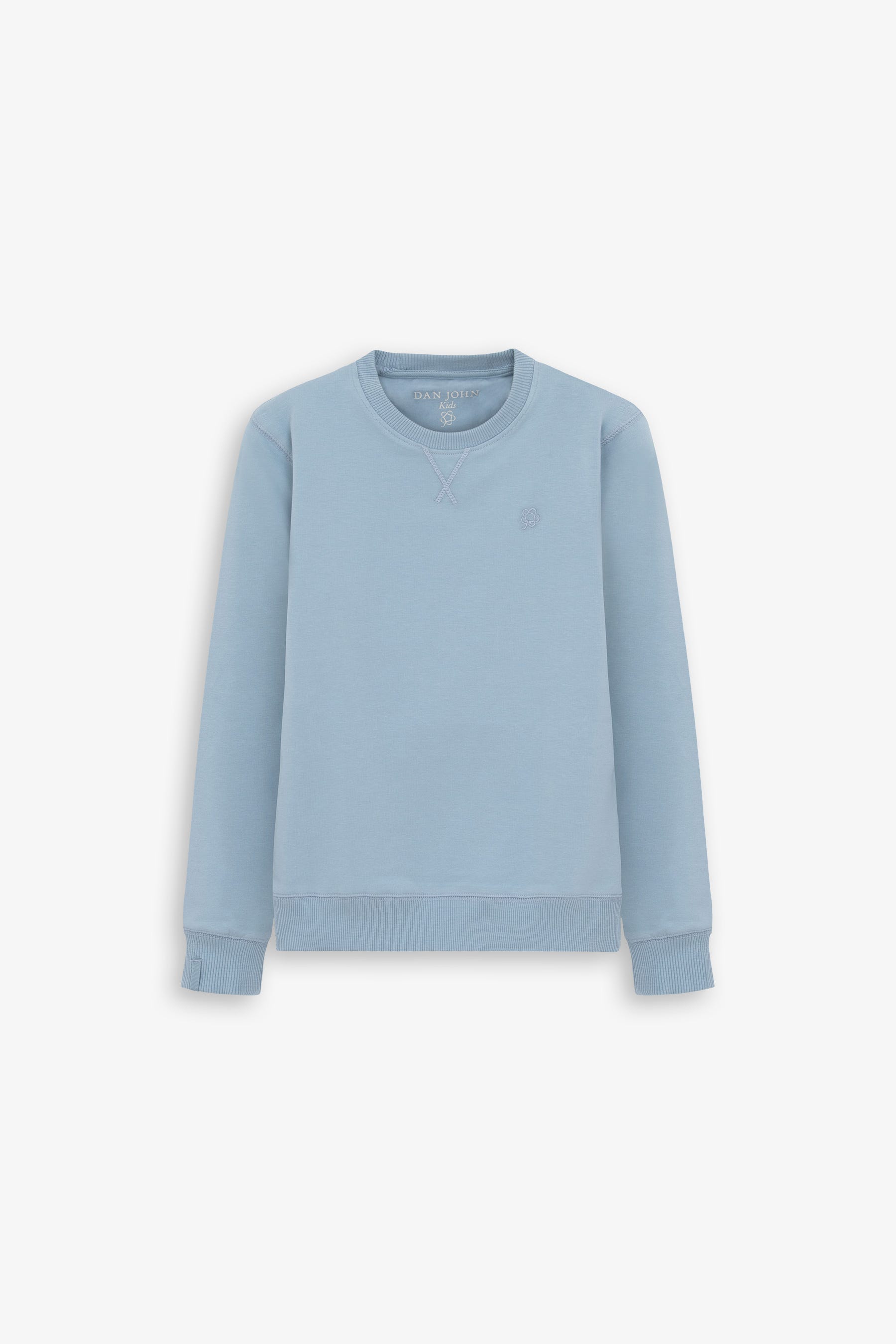 Felpa girocollo celeste Kids