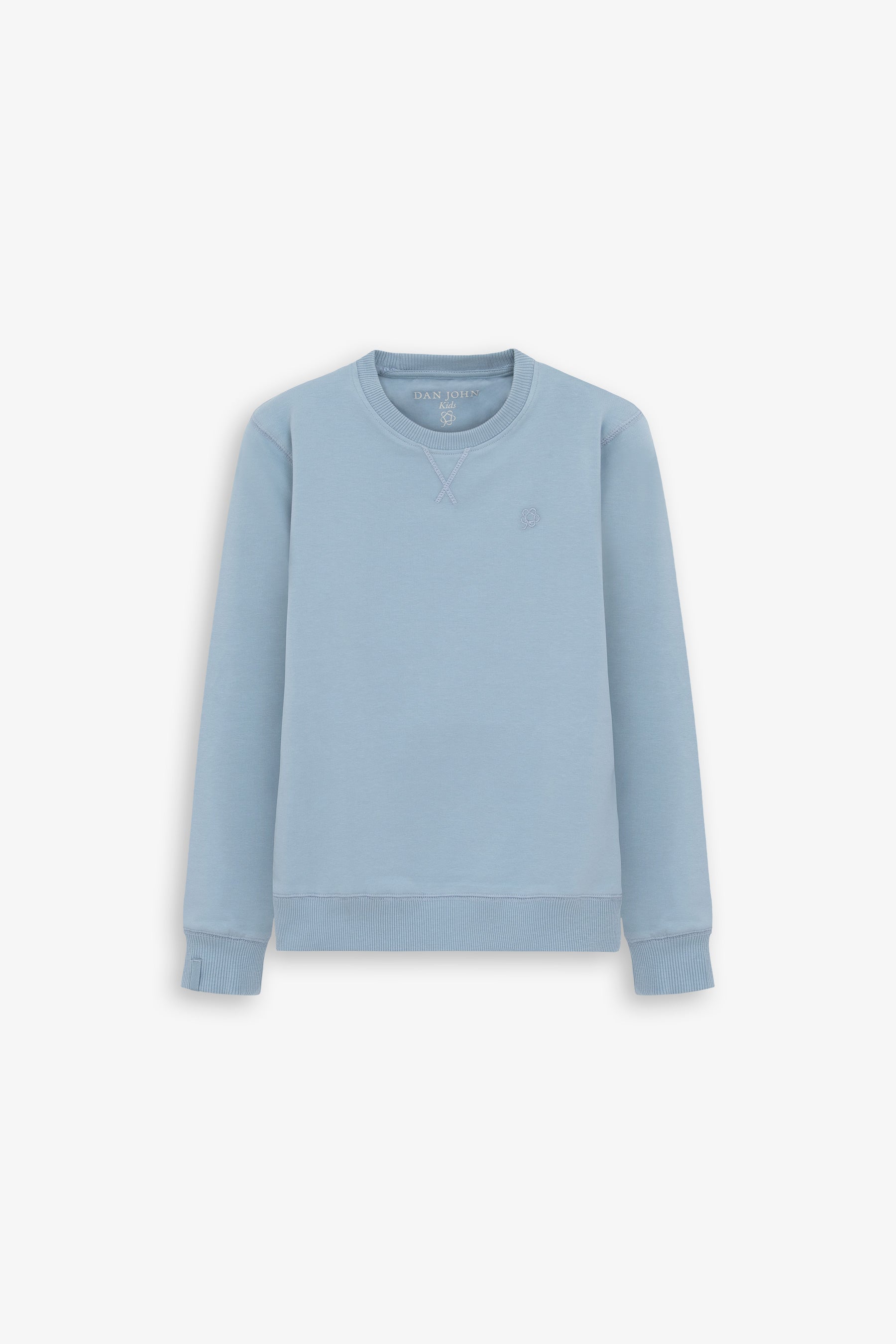 Felpa girocollo celeste Kids