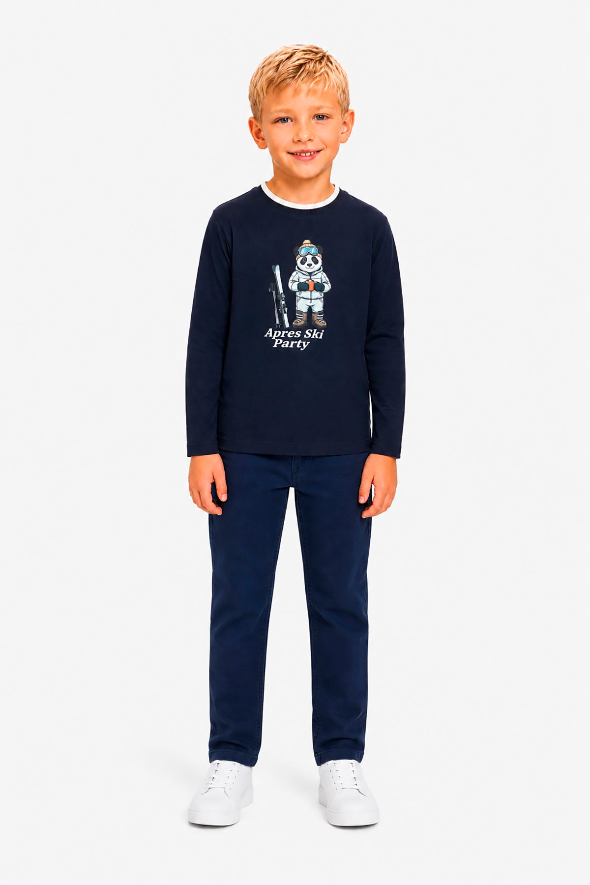 T-shirt in cotone jersey blu Kids