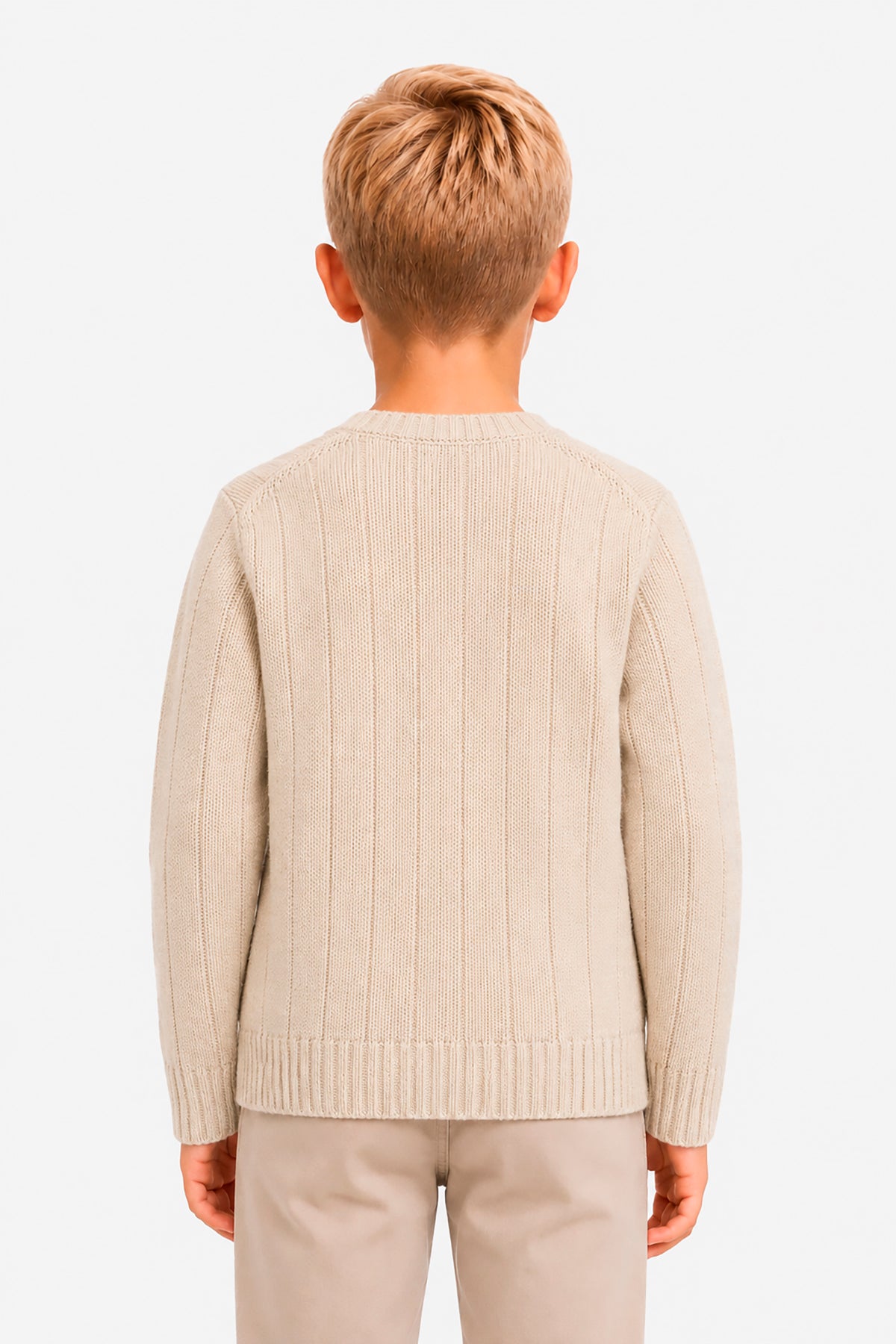 Maglia girocollo treccia corda Kids