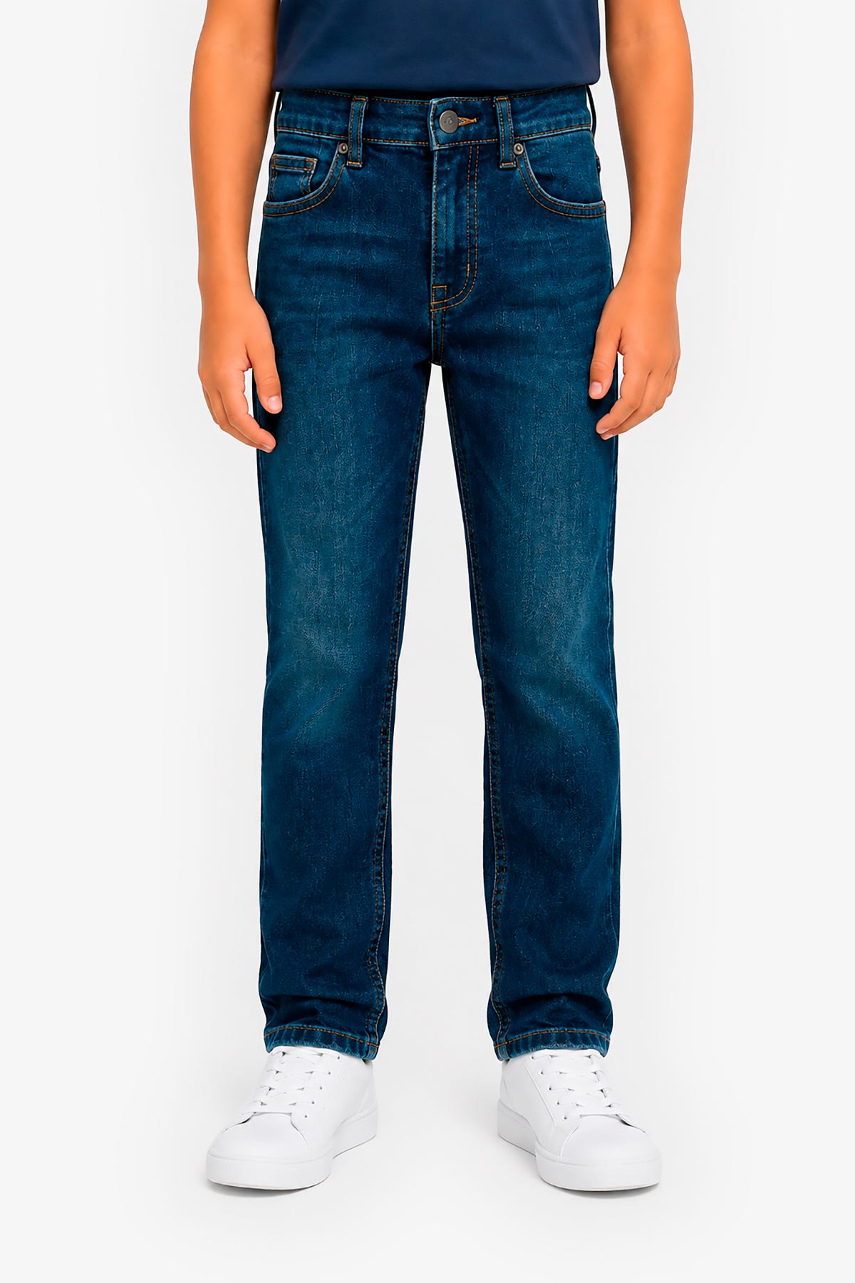 Pantaloni denim blu scuro Kids