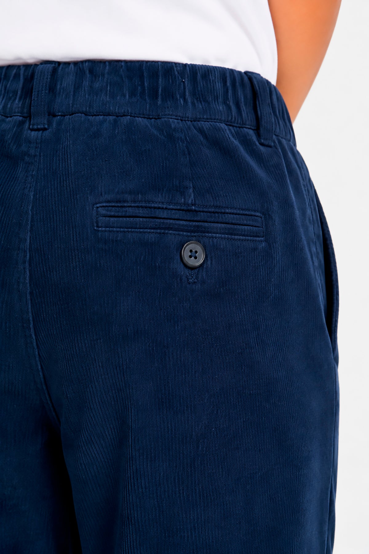 Pantaloni velluto millerighe regular denim Kids