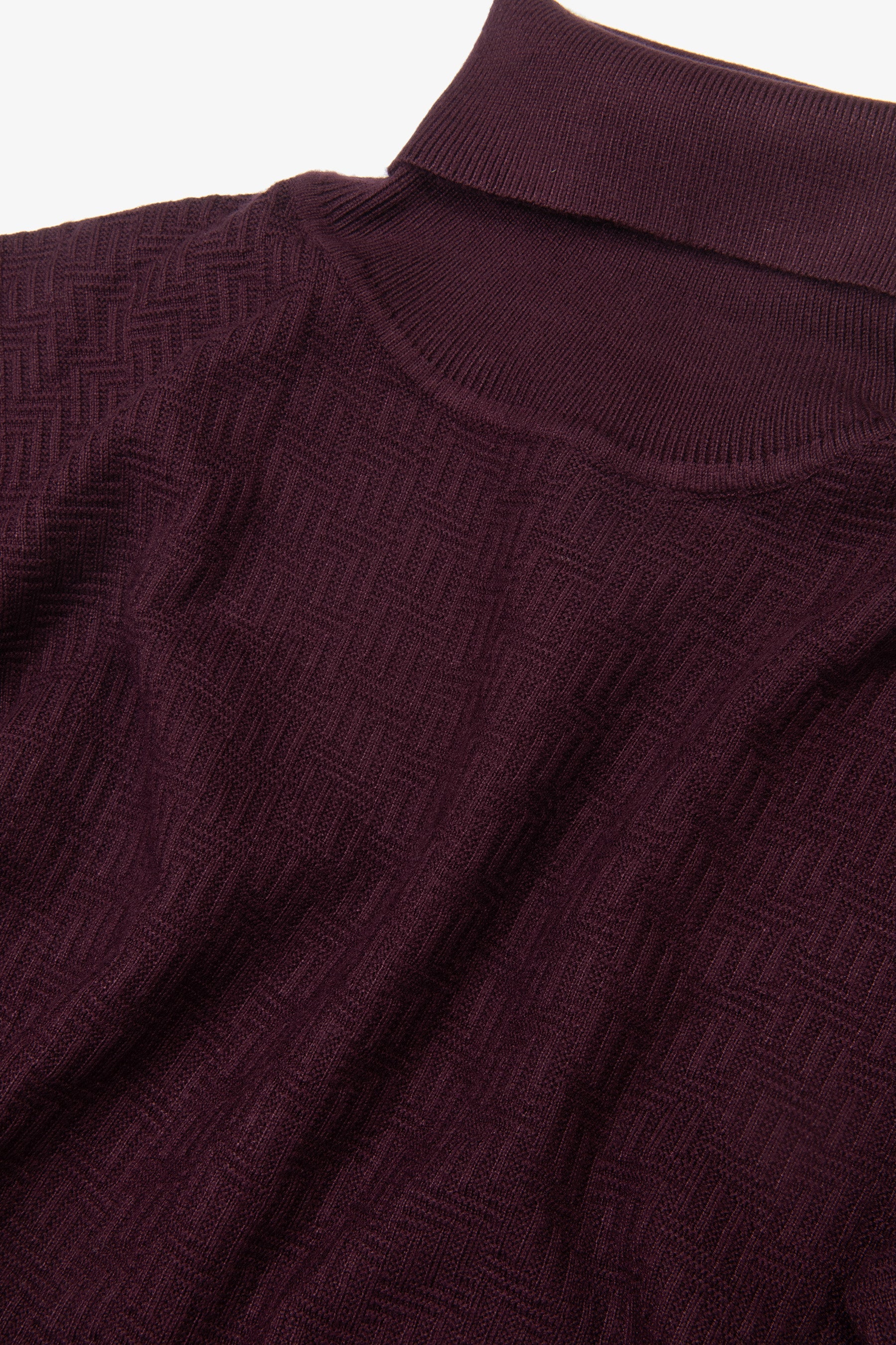Maglia dolcevita labirinto bordeaux-Dan John