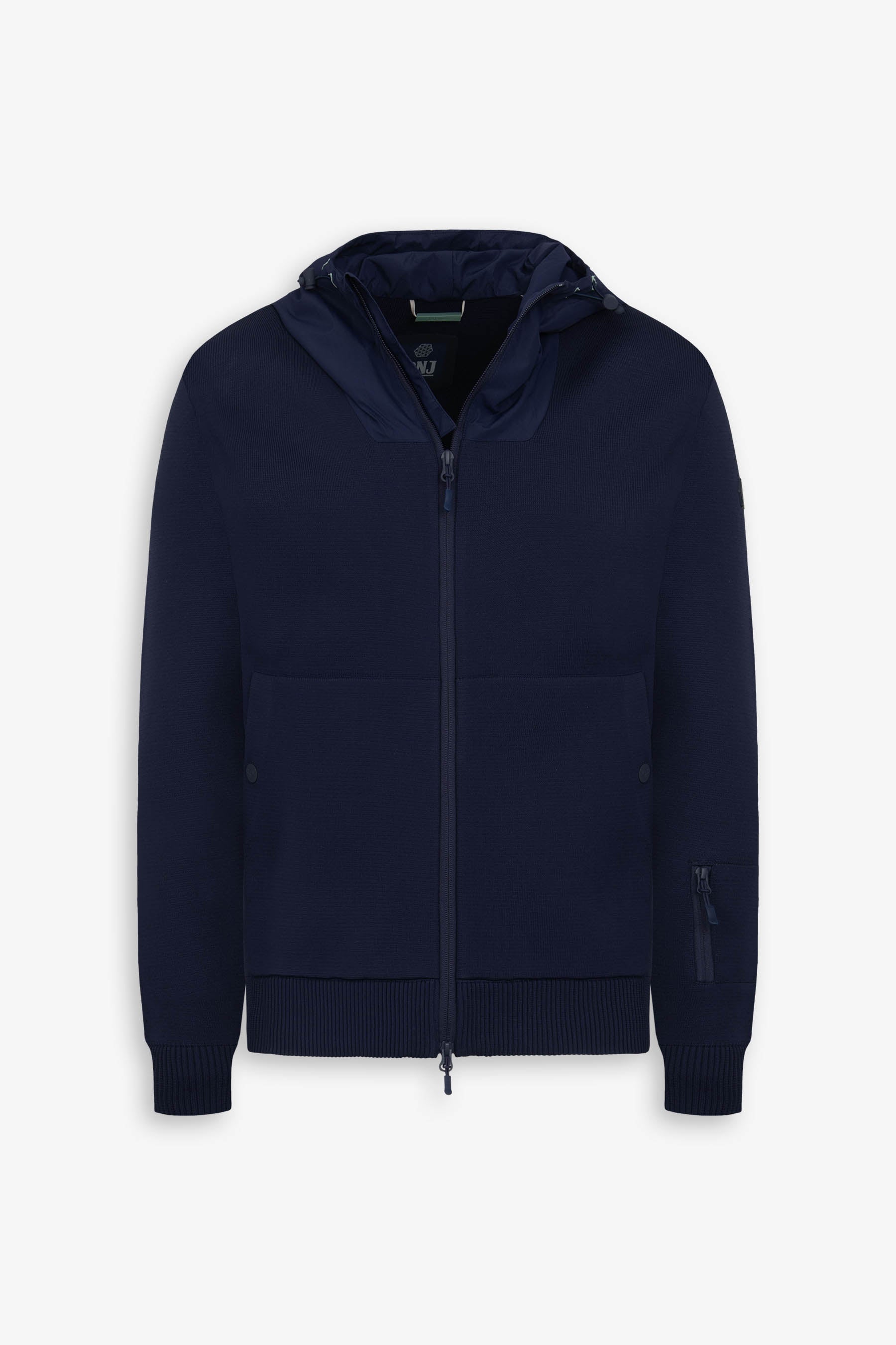 Maglia full zip DNJ blu-Dan John