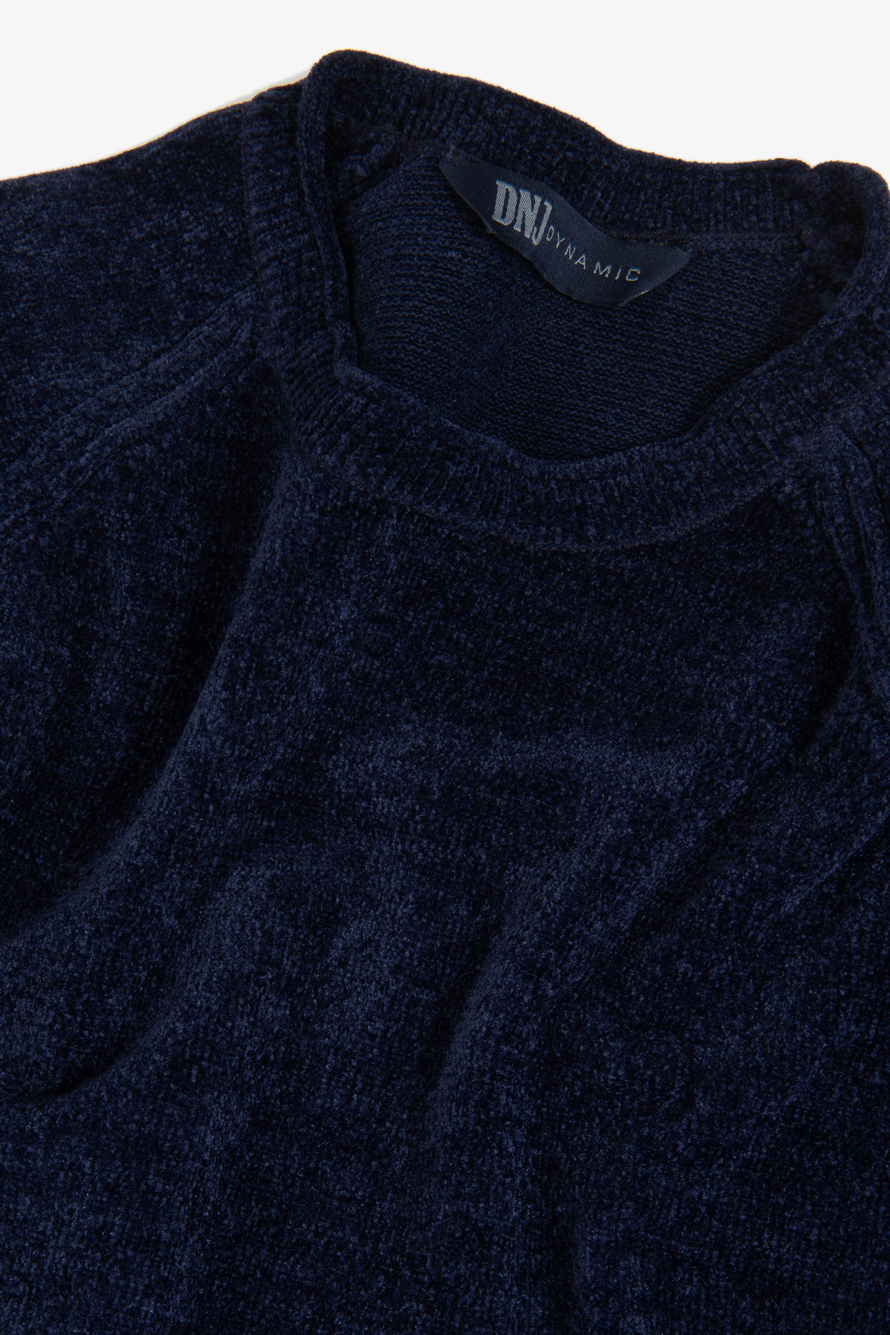 Maglia girocollo rollino DNJ blu-Dan John