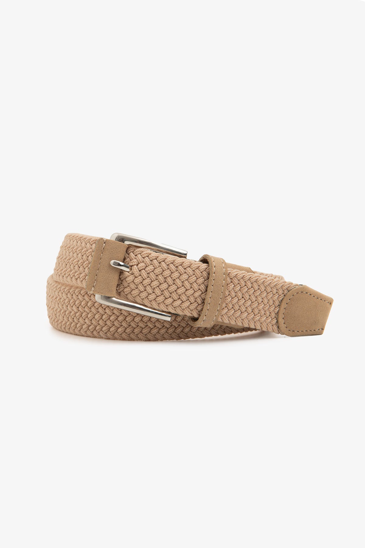Cintura intrecciata beige