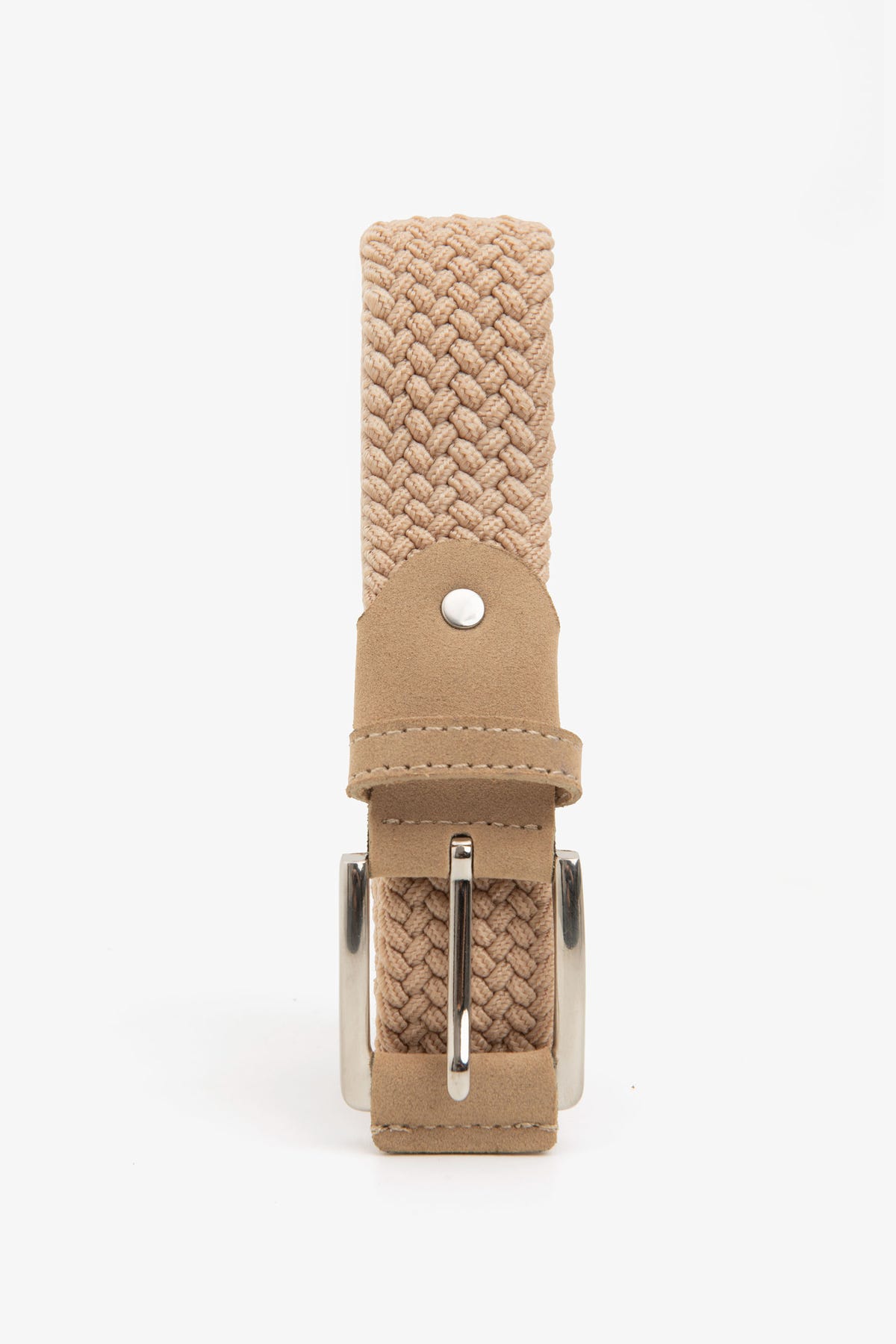 Cintura intrecciata beige