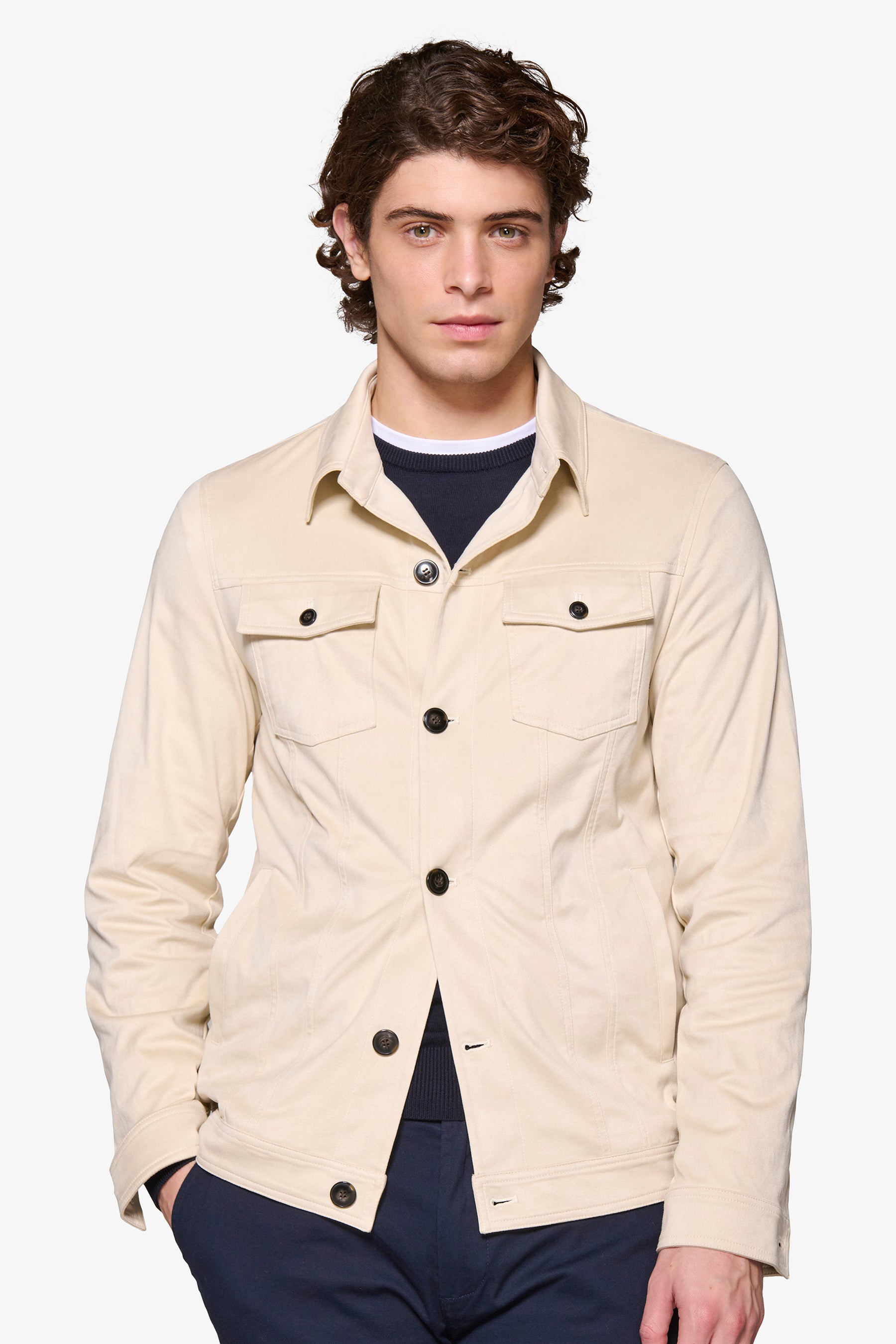 Overshirt "Soft" burro-Dan John