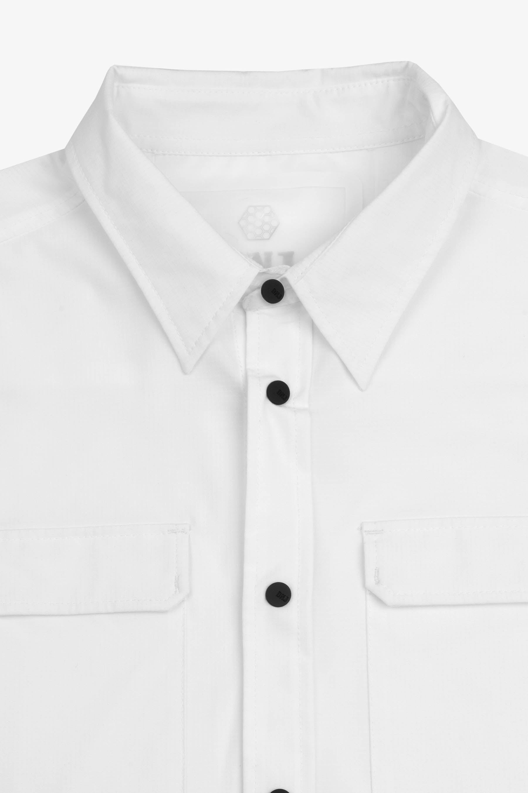 Overshirt in ripstop tecnica DNJ bianca-Dan John