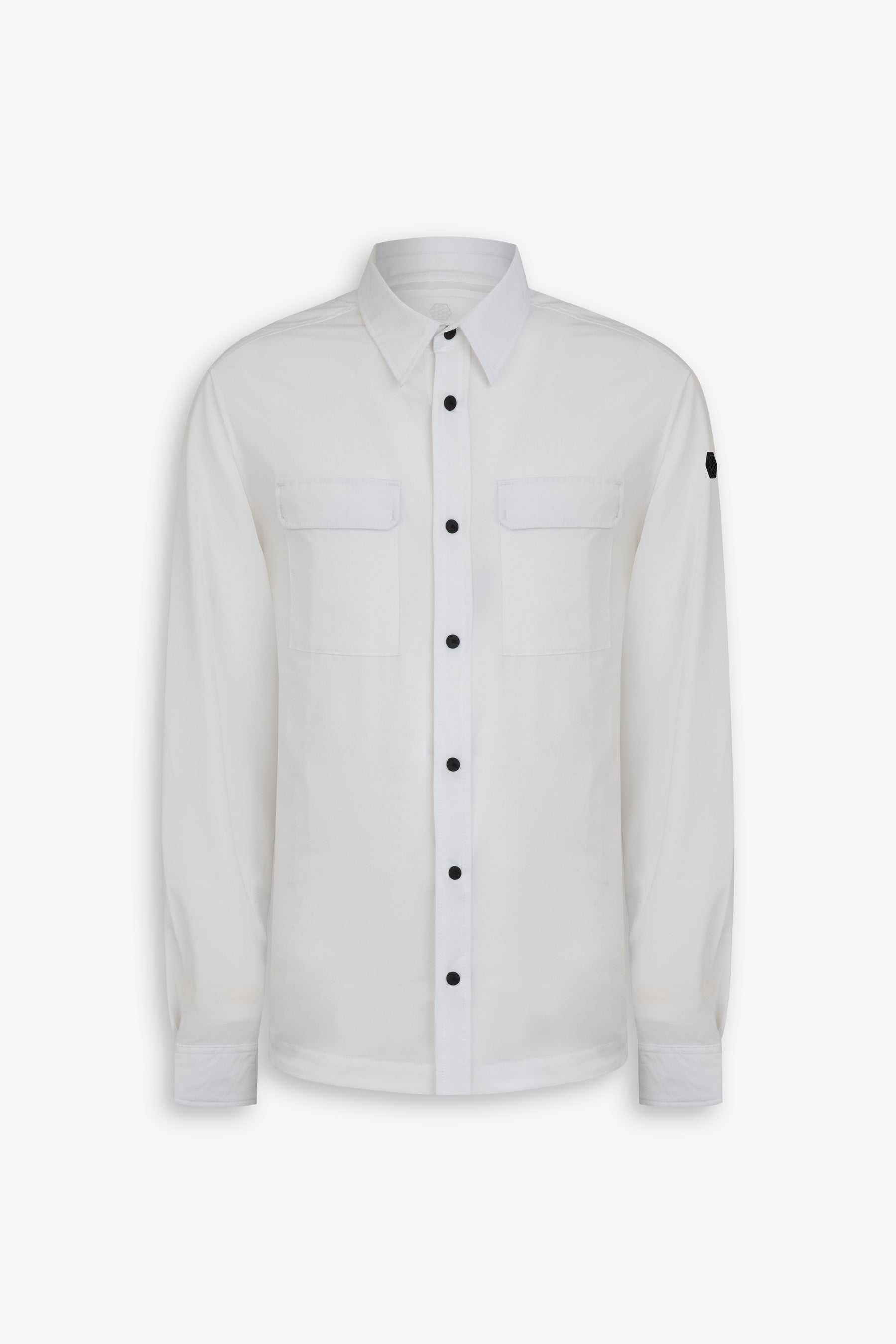 Overshirt in ripstop tecnica DNJ bianca-Dan John