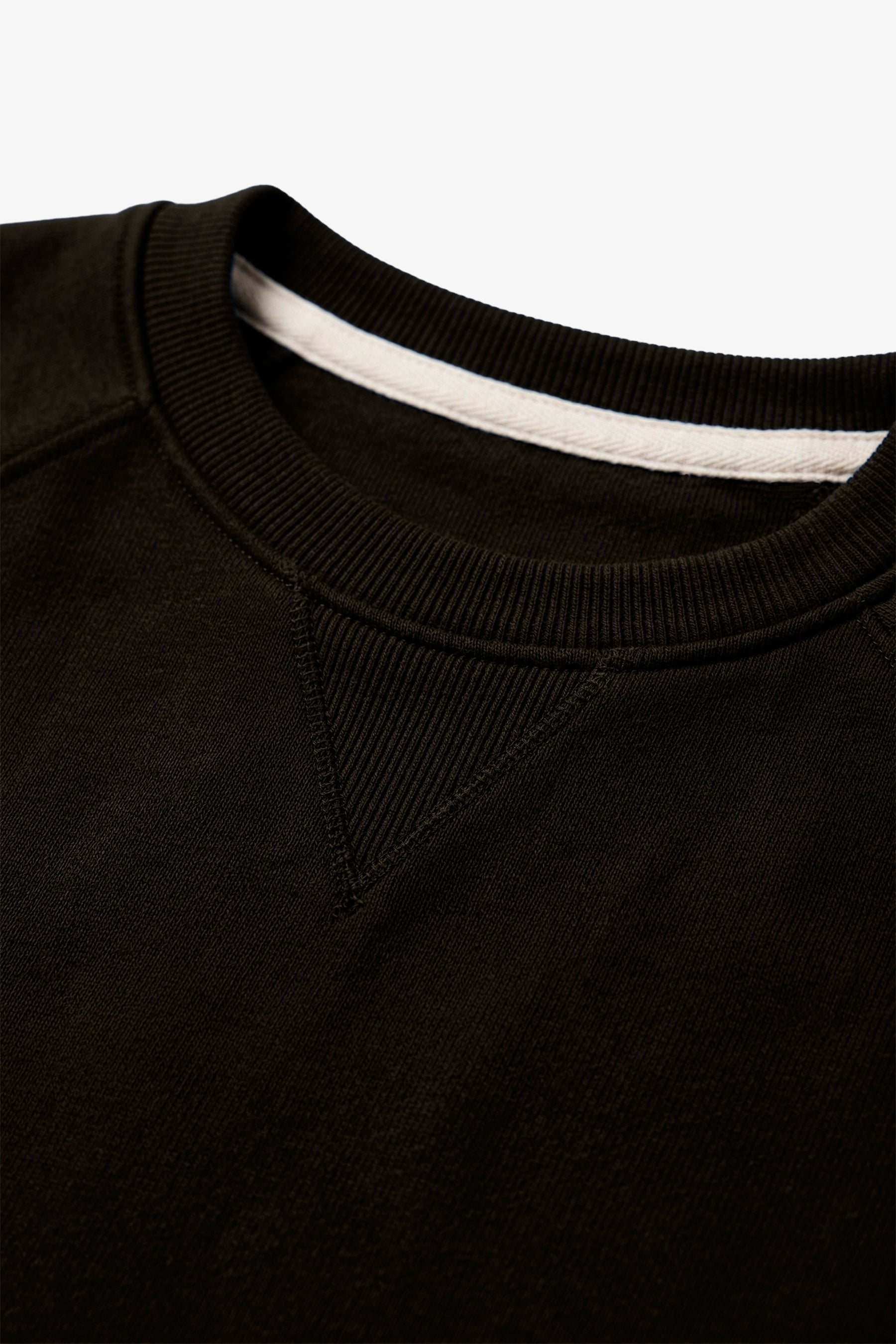 Felpa manica raglan moro