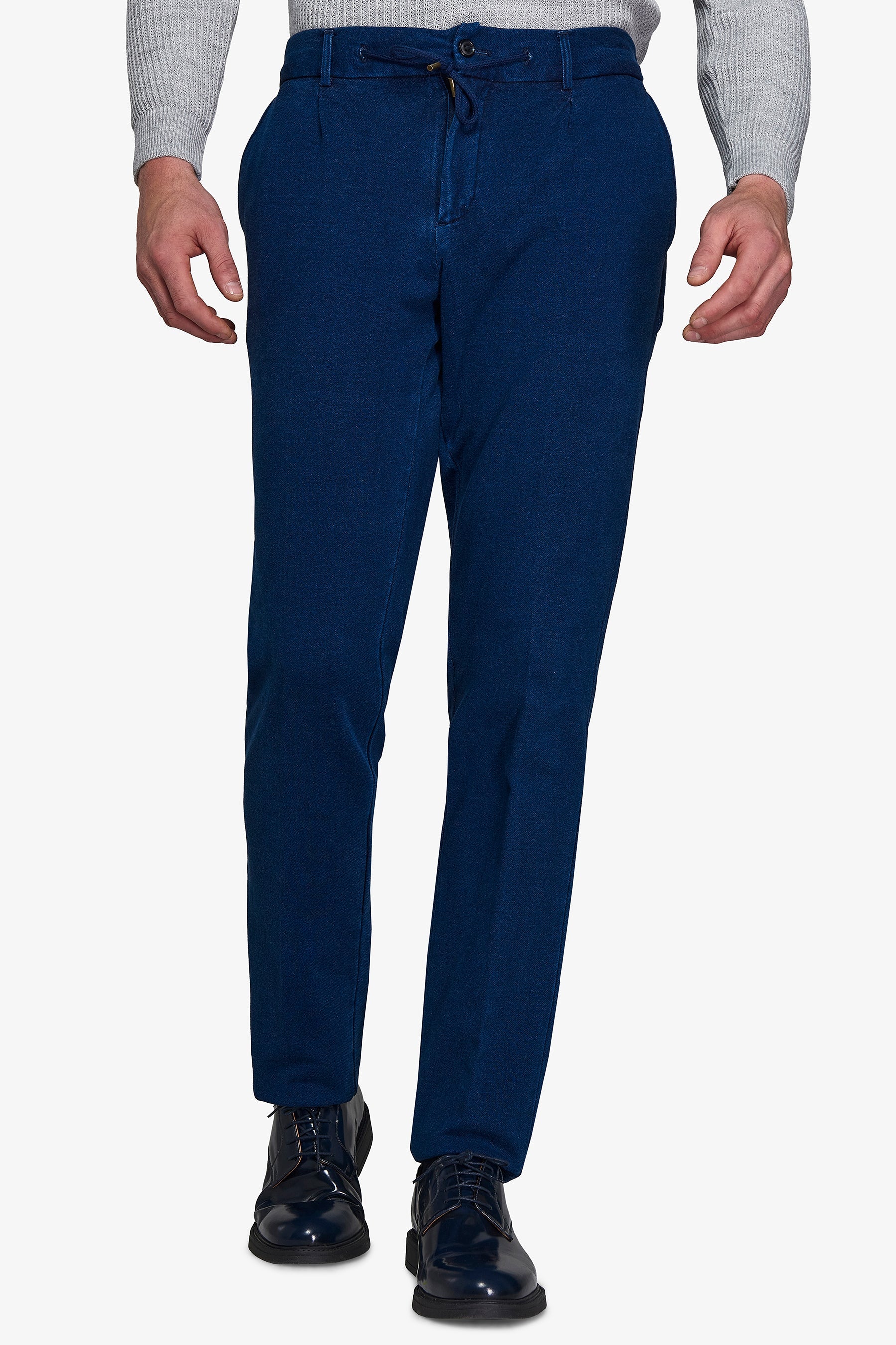Pantalaccio da abito jersey stretch navy-Dan John