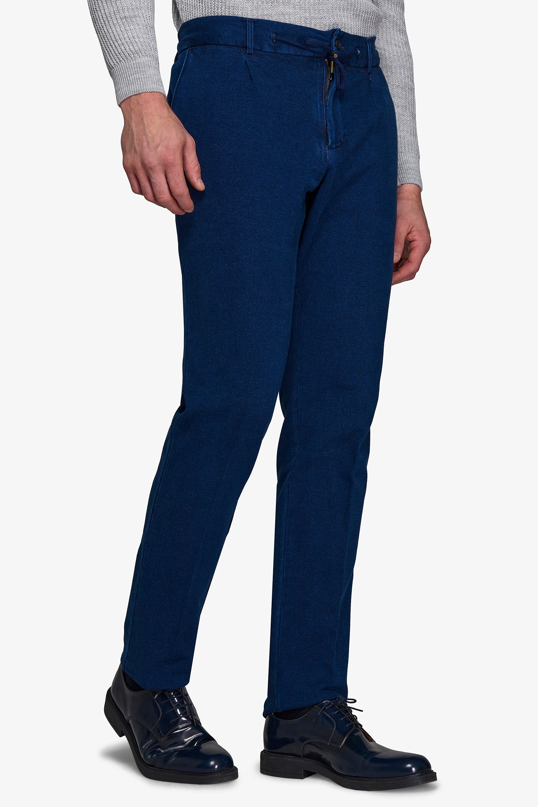 Pantalaccio da abito jersey stretch navy-Dan John