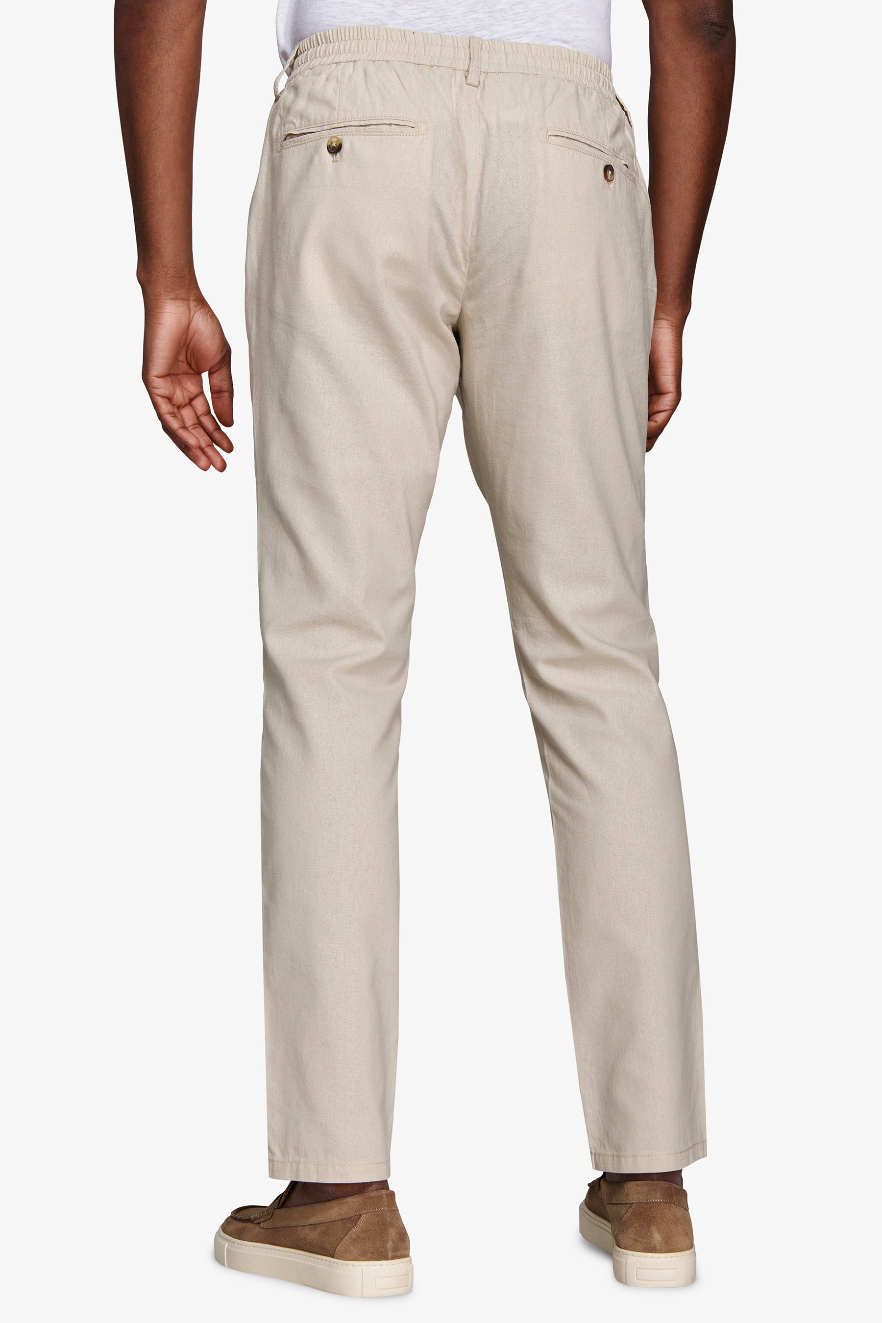 Pantalaccio misto lino sabbia-Dan John