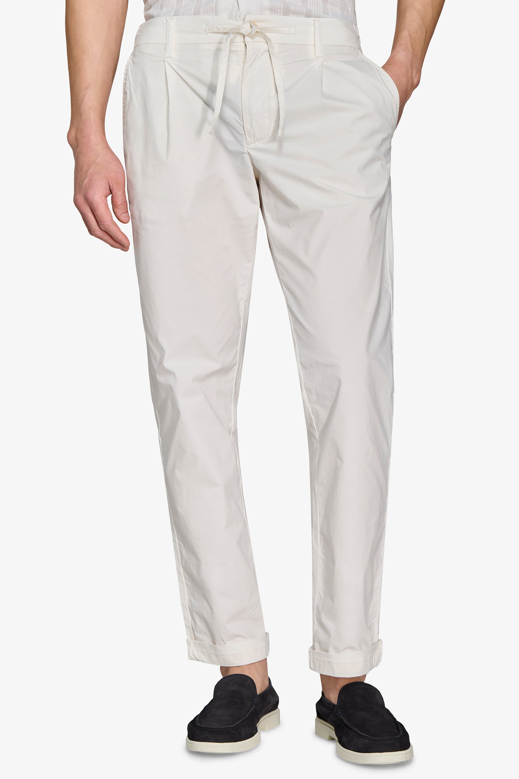 Pantalaccio tela paracadute panna-Dan John