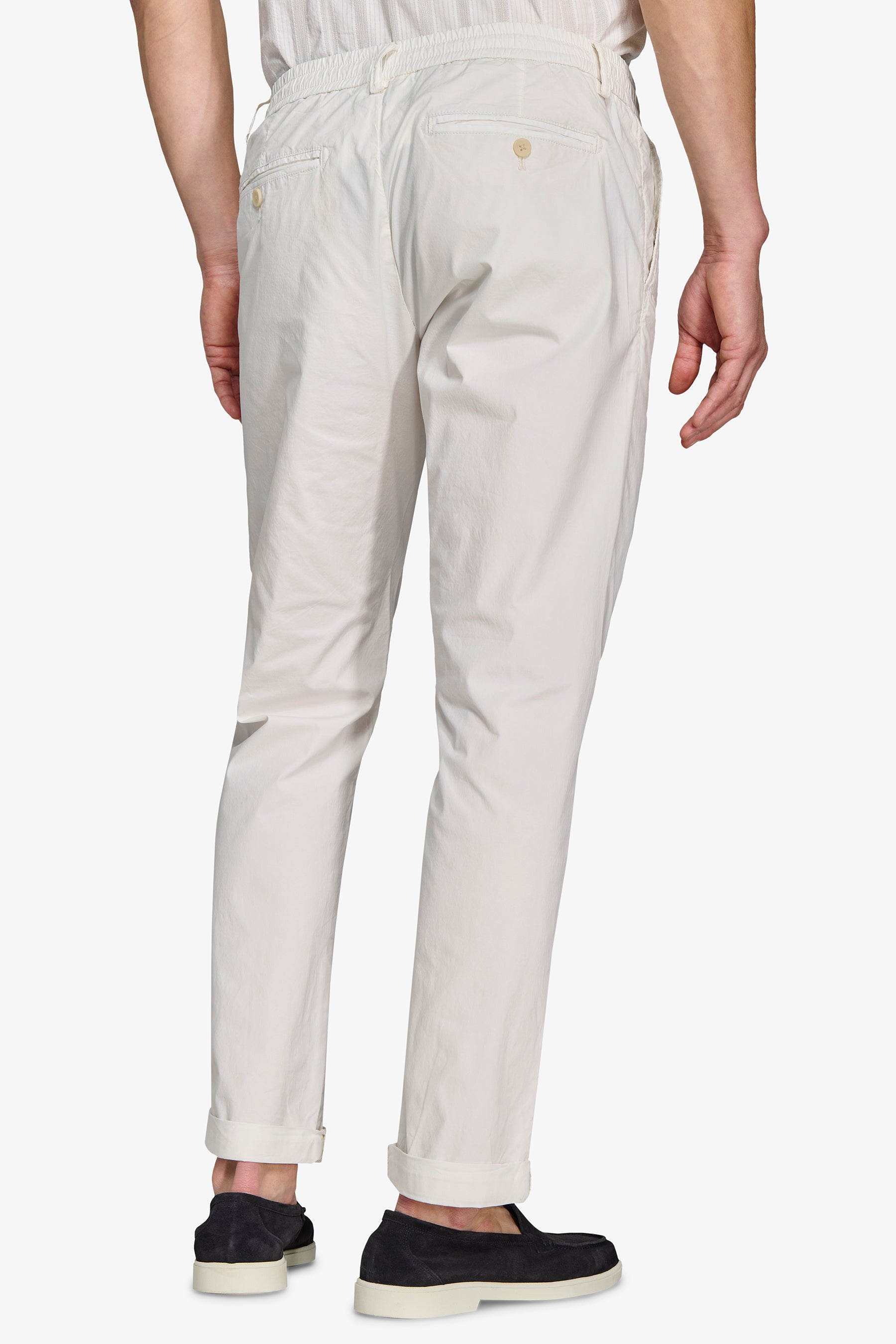 Pantalaccio tela paracadute panna-Dan John
