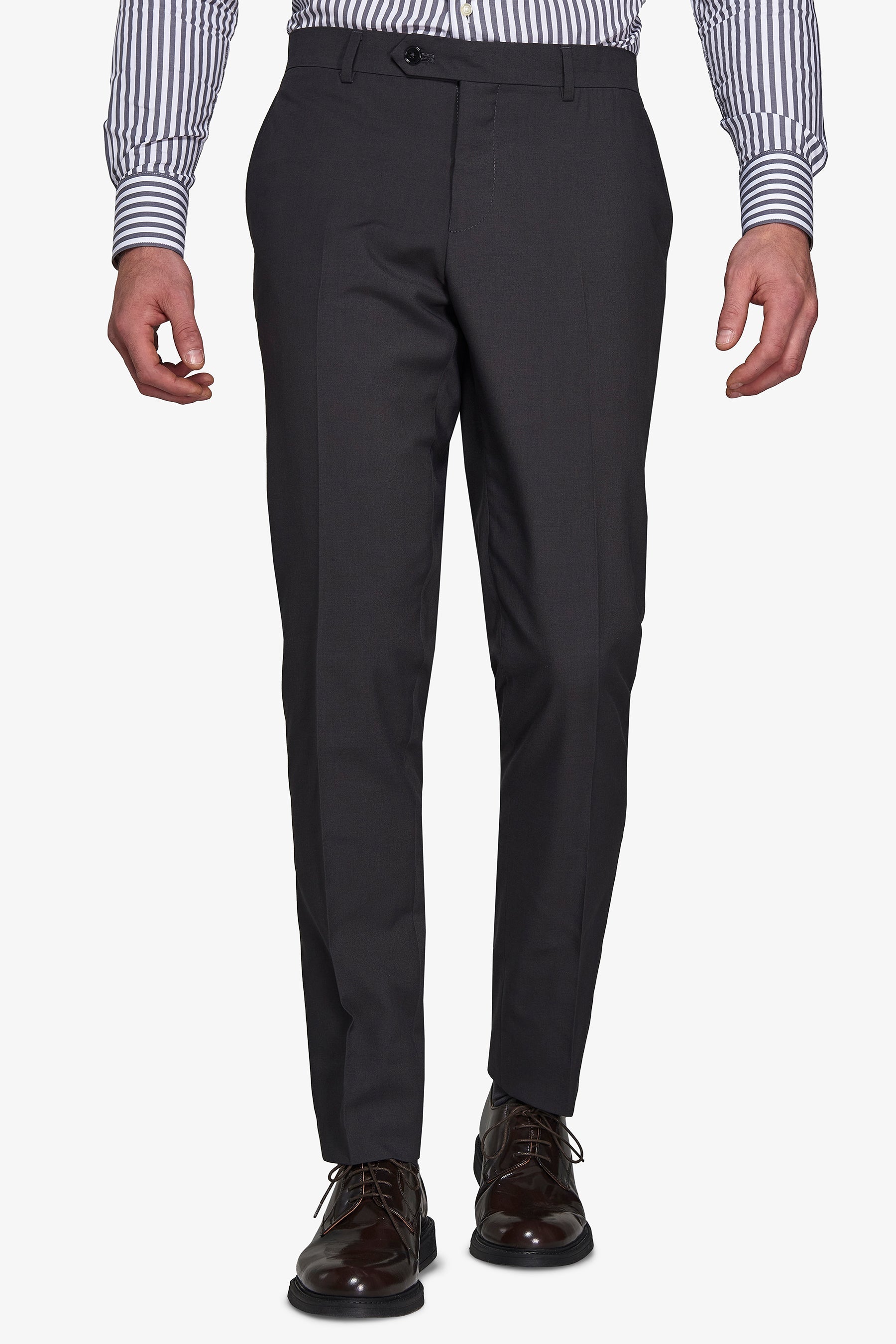 Pantaloni da abito classico grigio slim-Dan John