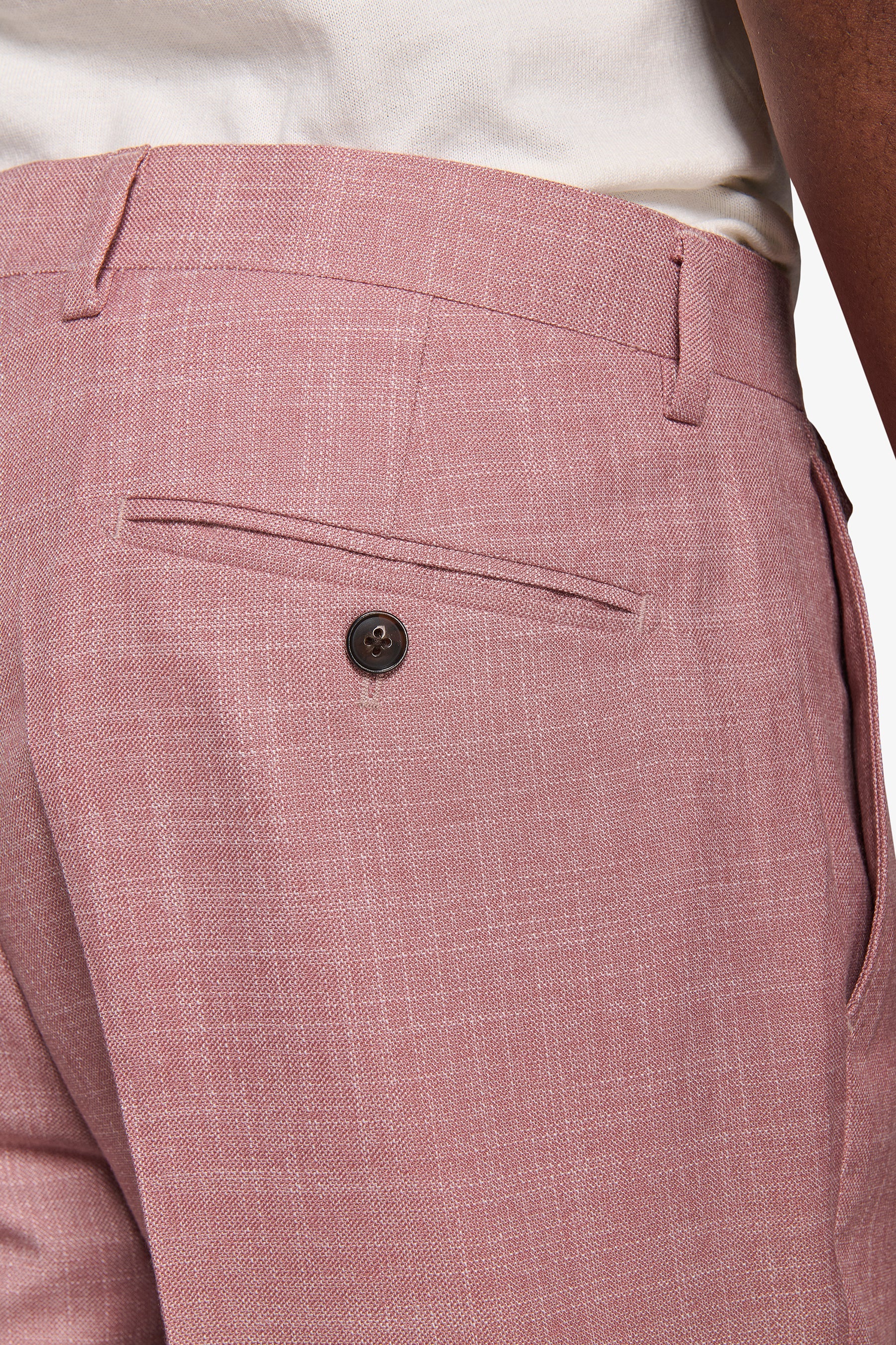 Pantalone da abito fiammato Tropea slim-Dan John