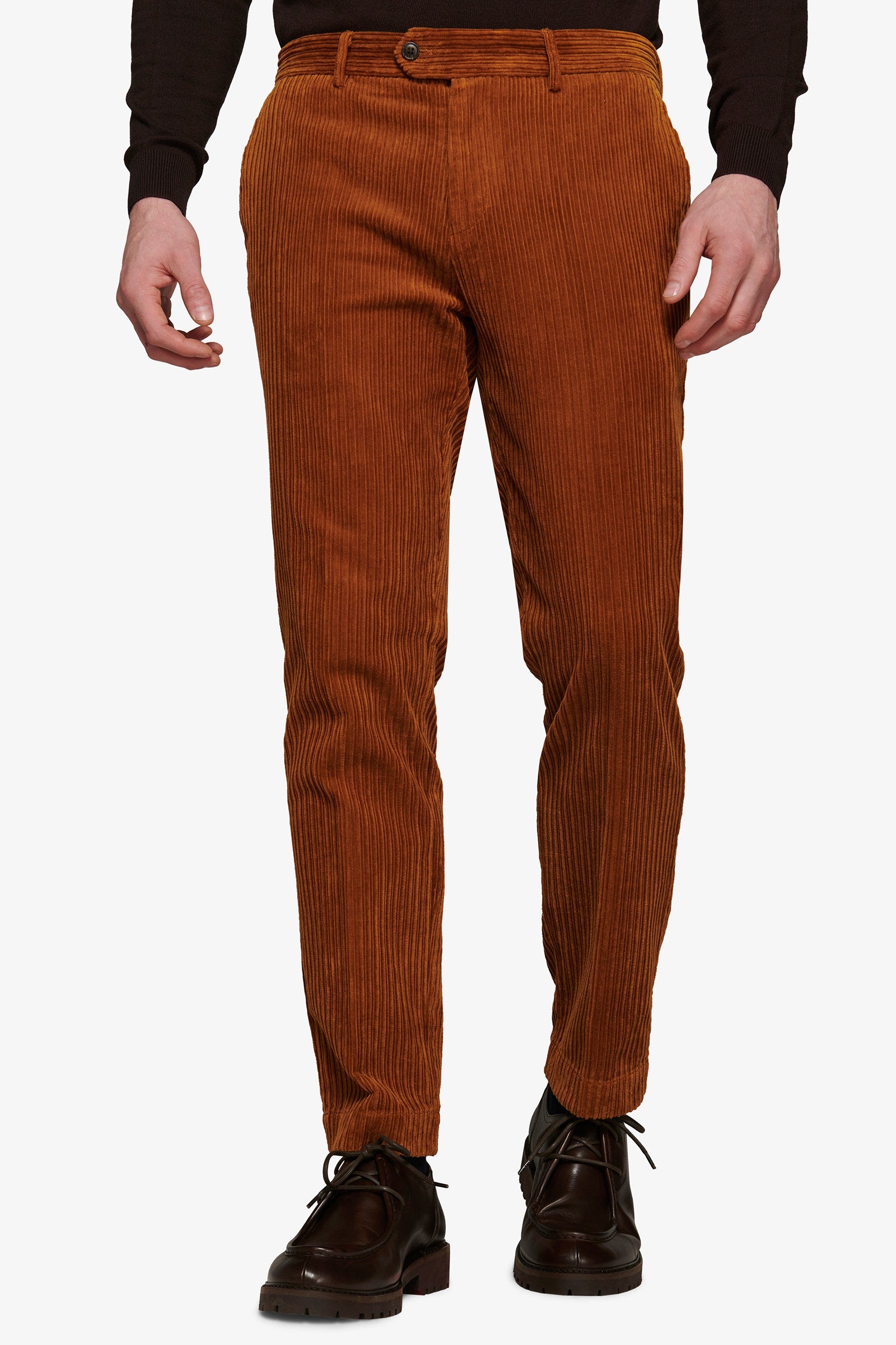 Pantaloni in velluto rocciatore ocra-Dan John
