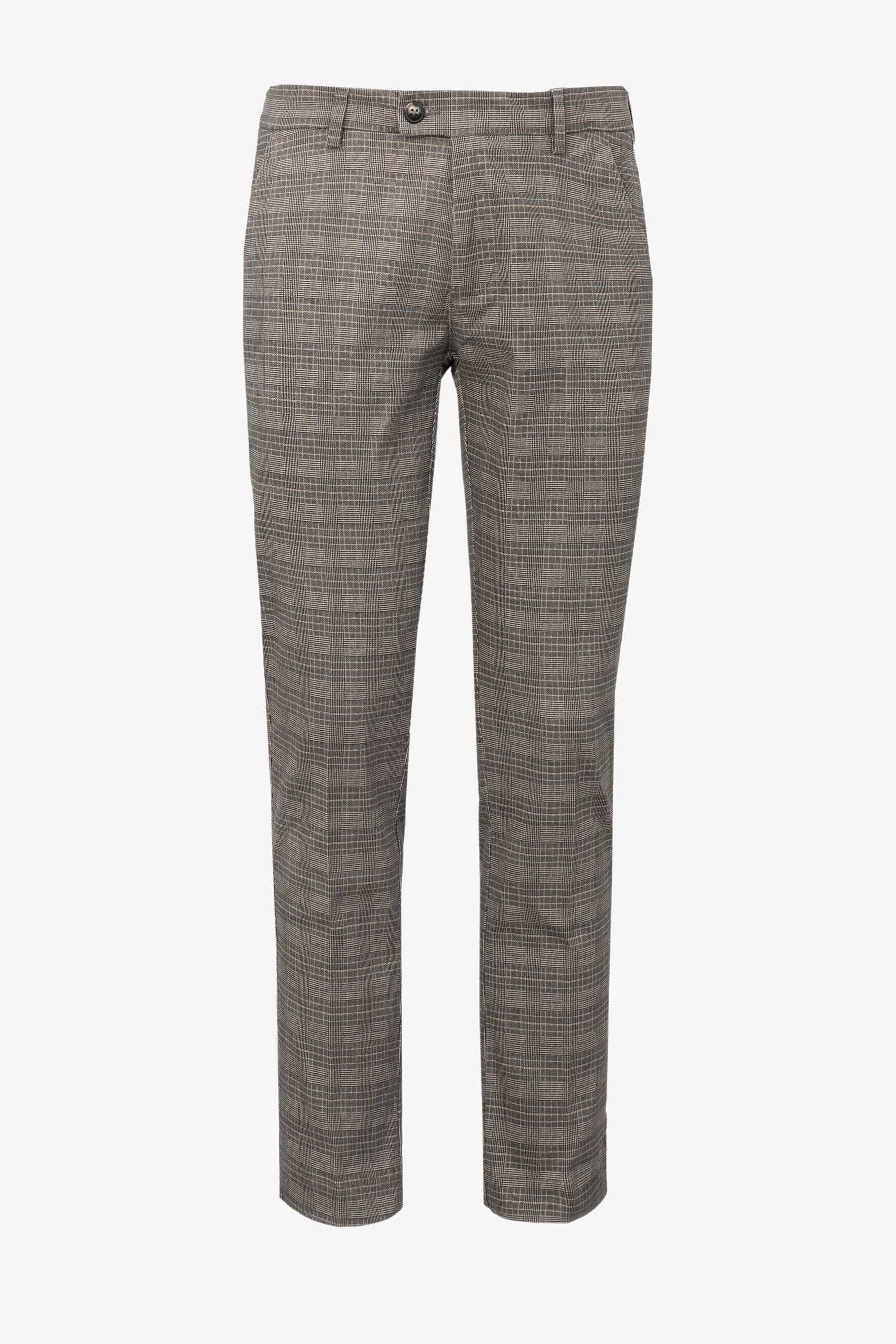 Pantalone principe di galles tinto capo beige-Dan John