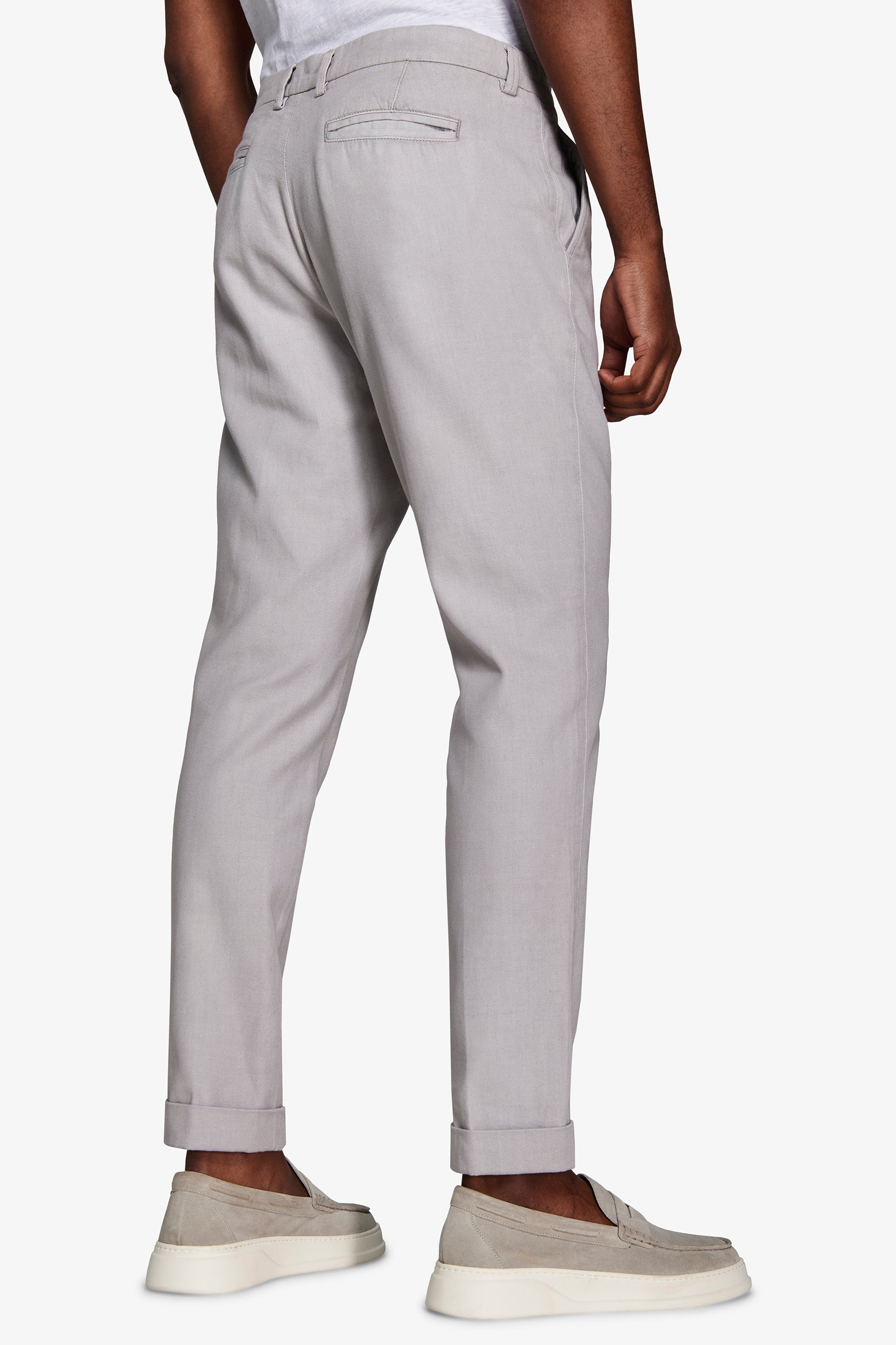 Pantaloni cavalry grigio chiaro-Dan John