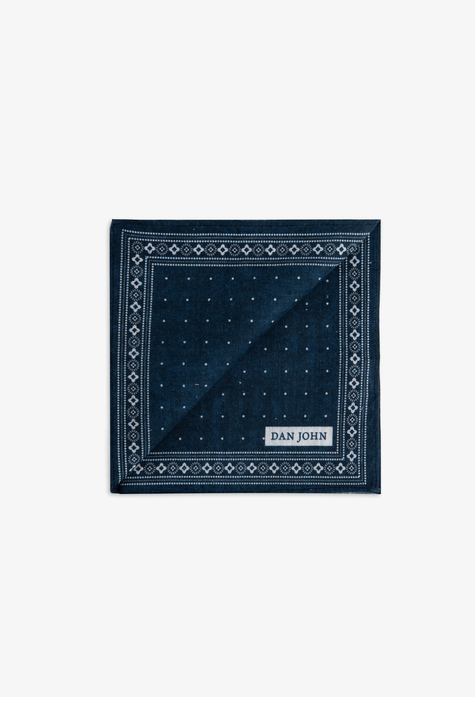 Pochette a pois blu-Dan John