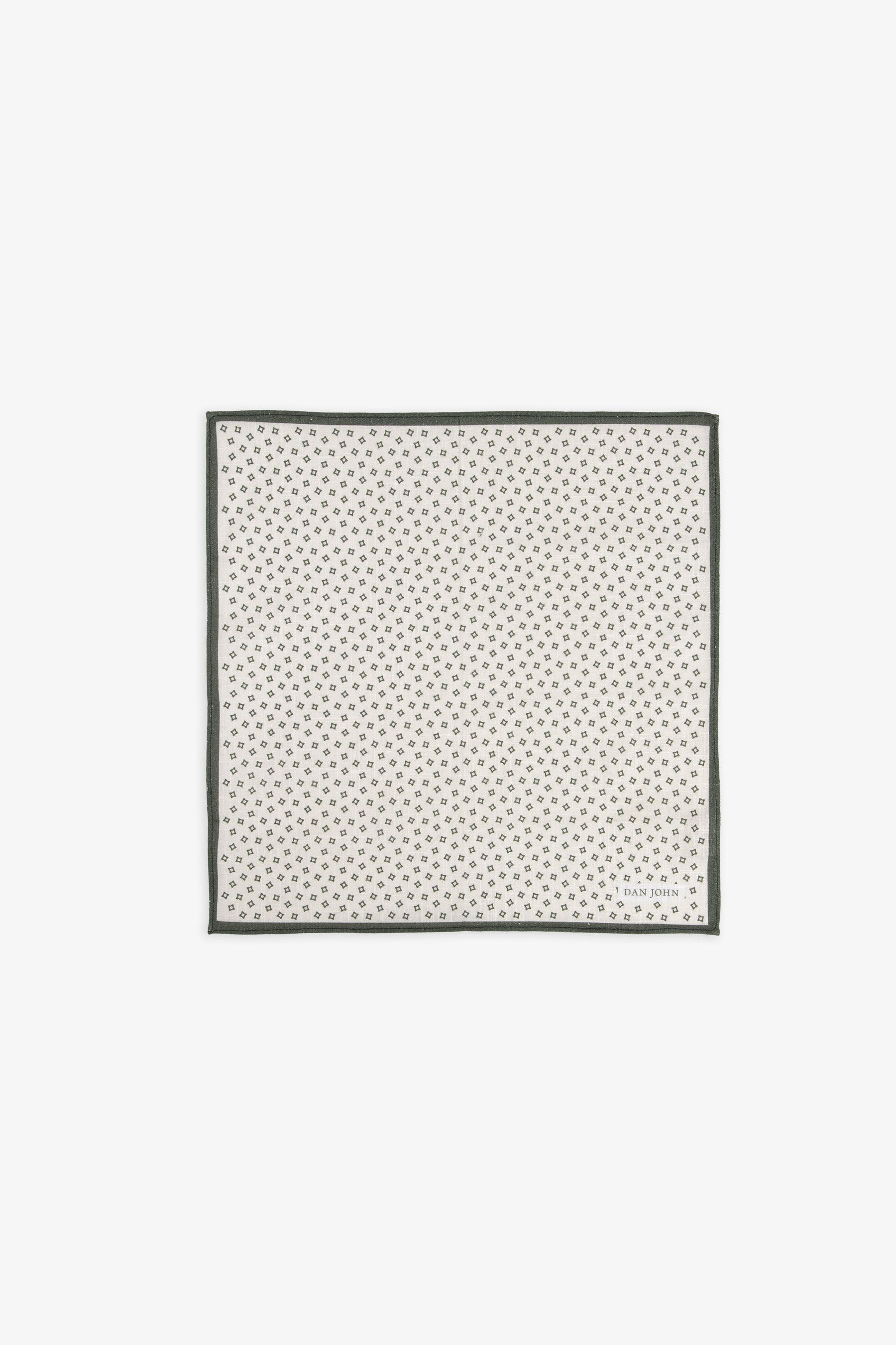 Pochette disegno micro fiore panna-Dan John