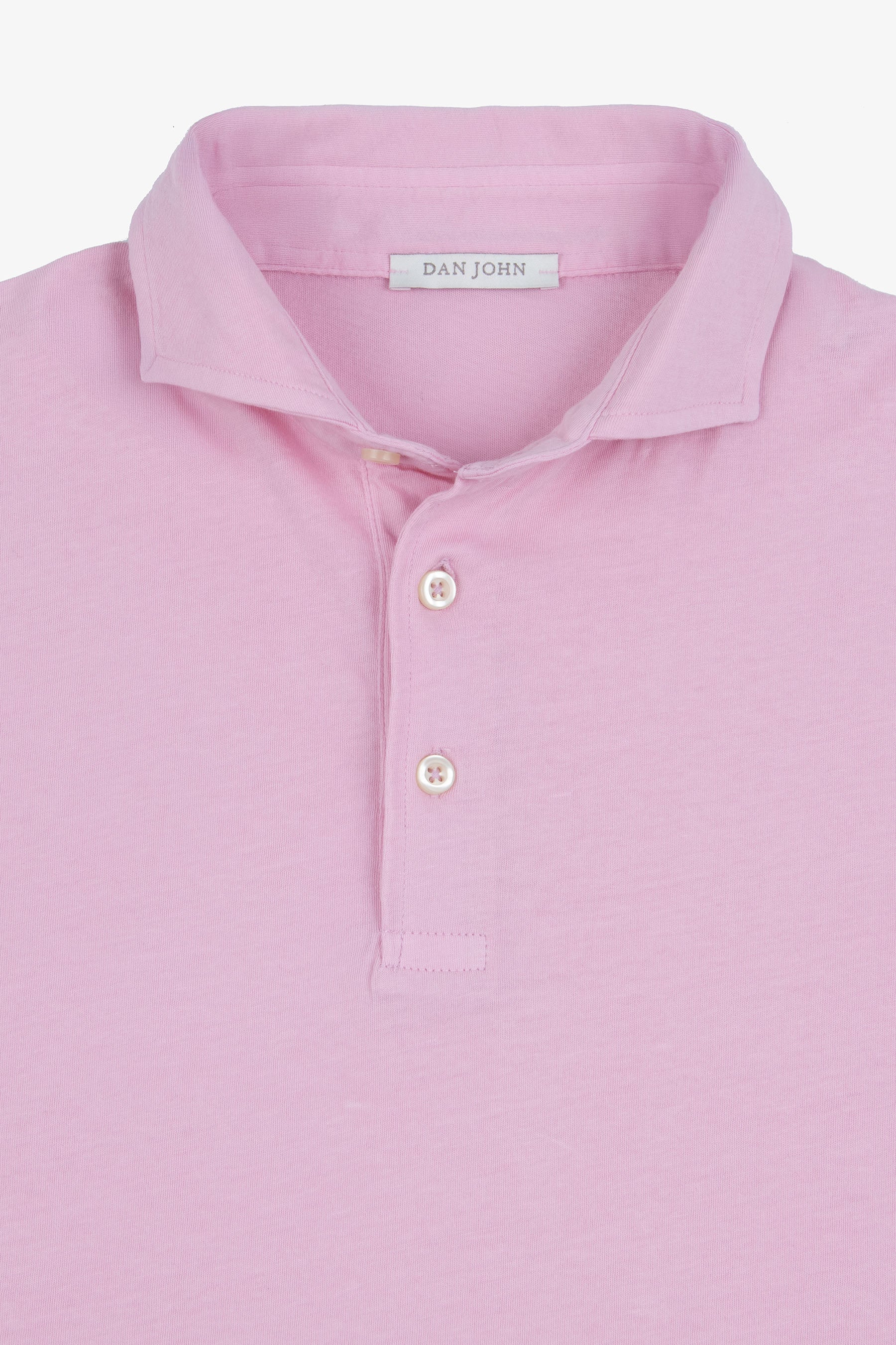 Polo in jersey rosa-Dan John
